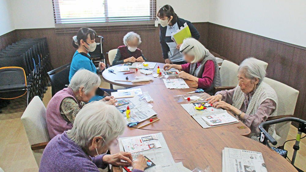 １２月の手芸教室