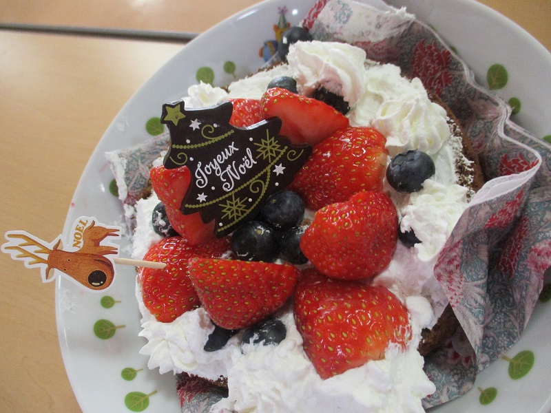 クリスマスケーキ作り