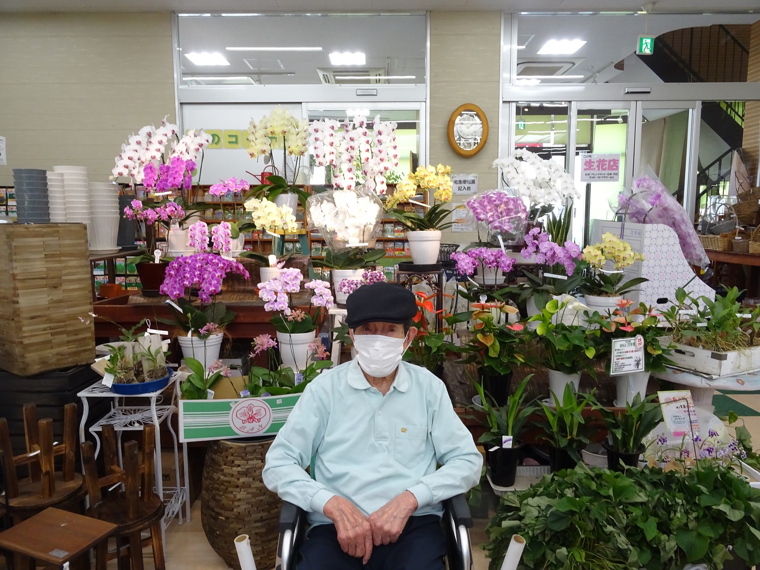 ２階ガーデンテラスの植え替え