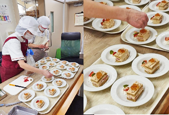 お誕生日の特別ランチ＆ケーキ