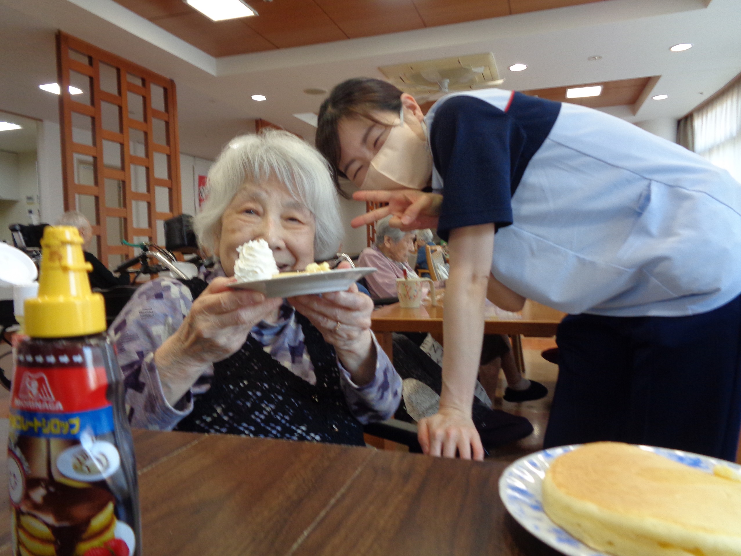 パンケーキ作り