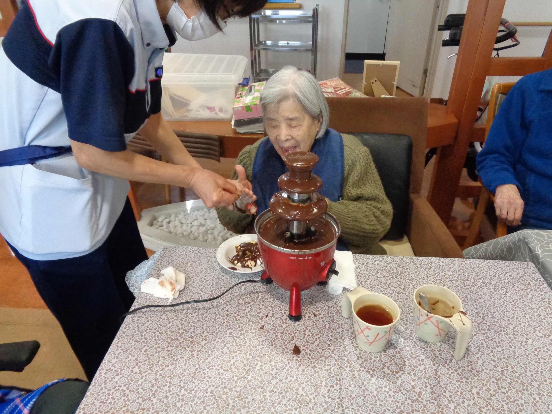 チョコレートフォンデュ