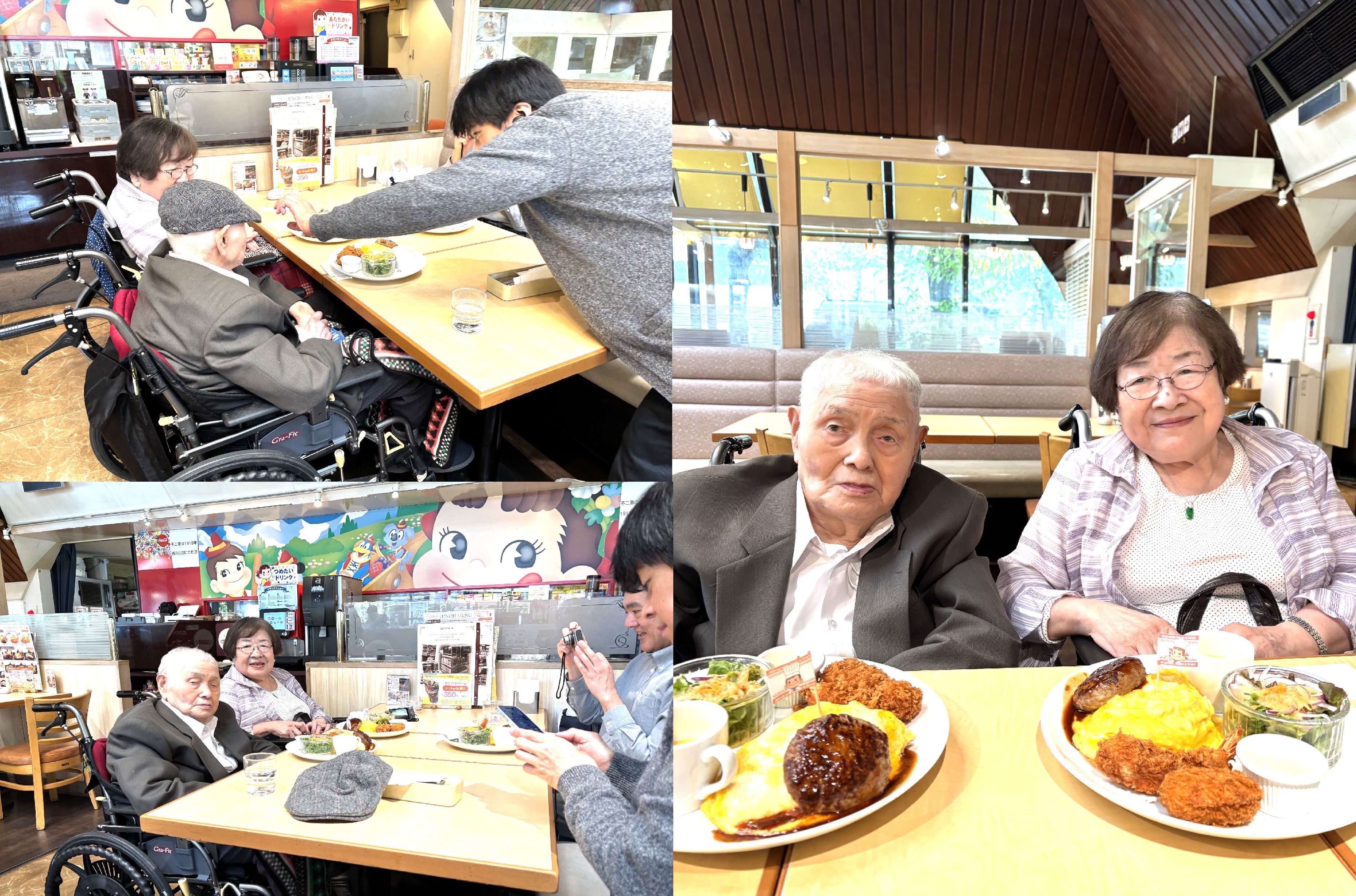 ご家族揃ってのご夫婦のお誕生日会