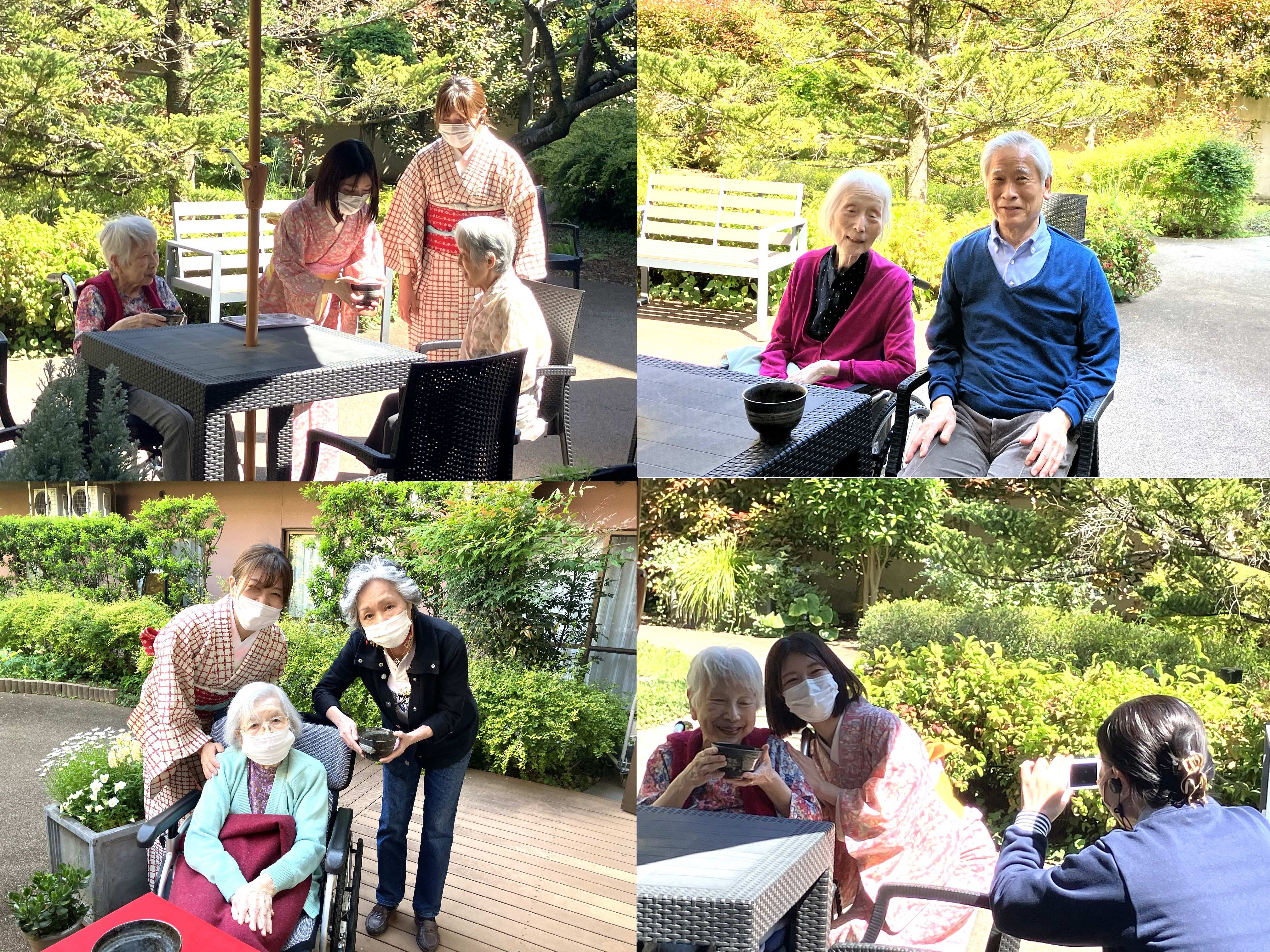 新緑のお茶会
