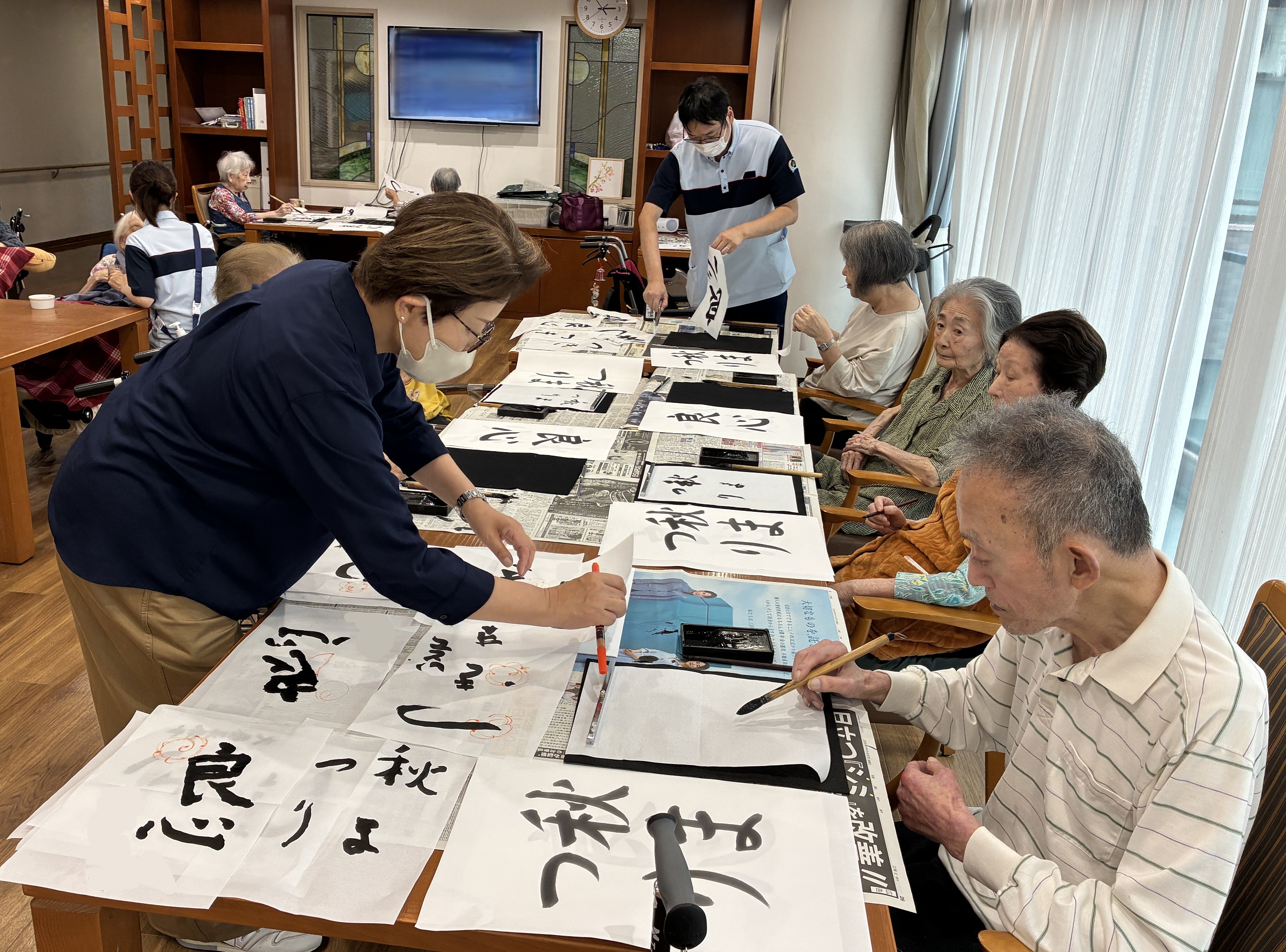 10月の書道サークル
