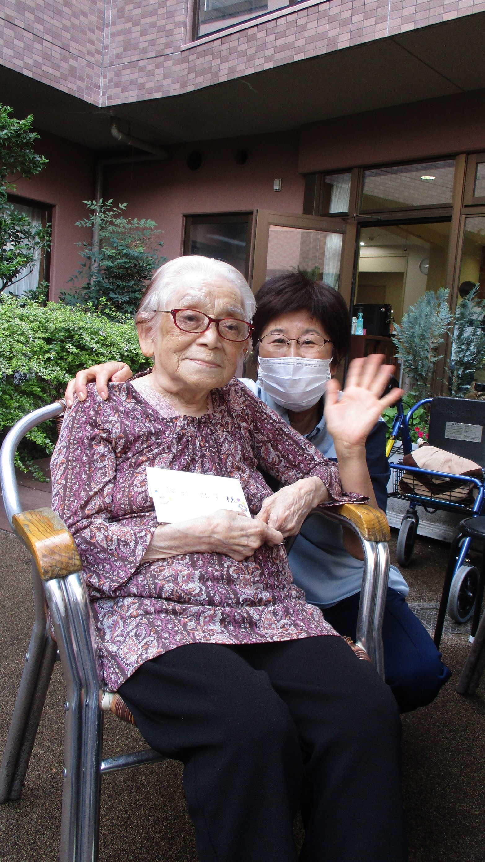 中庭カフェ