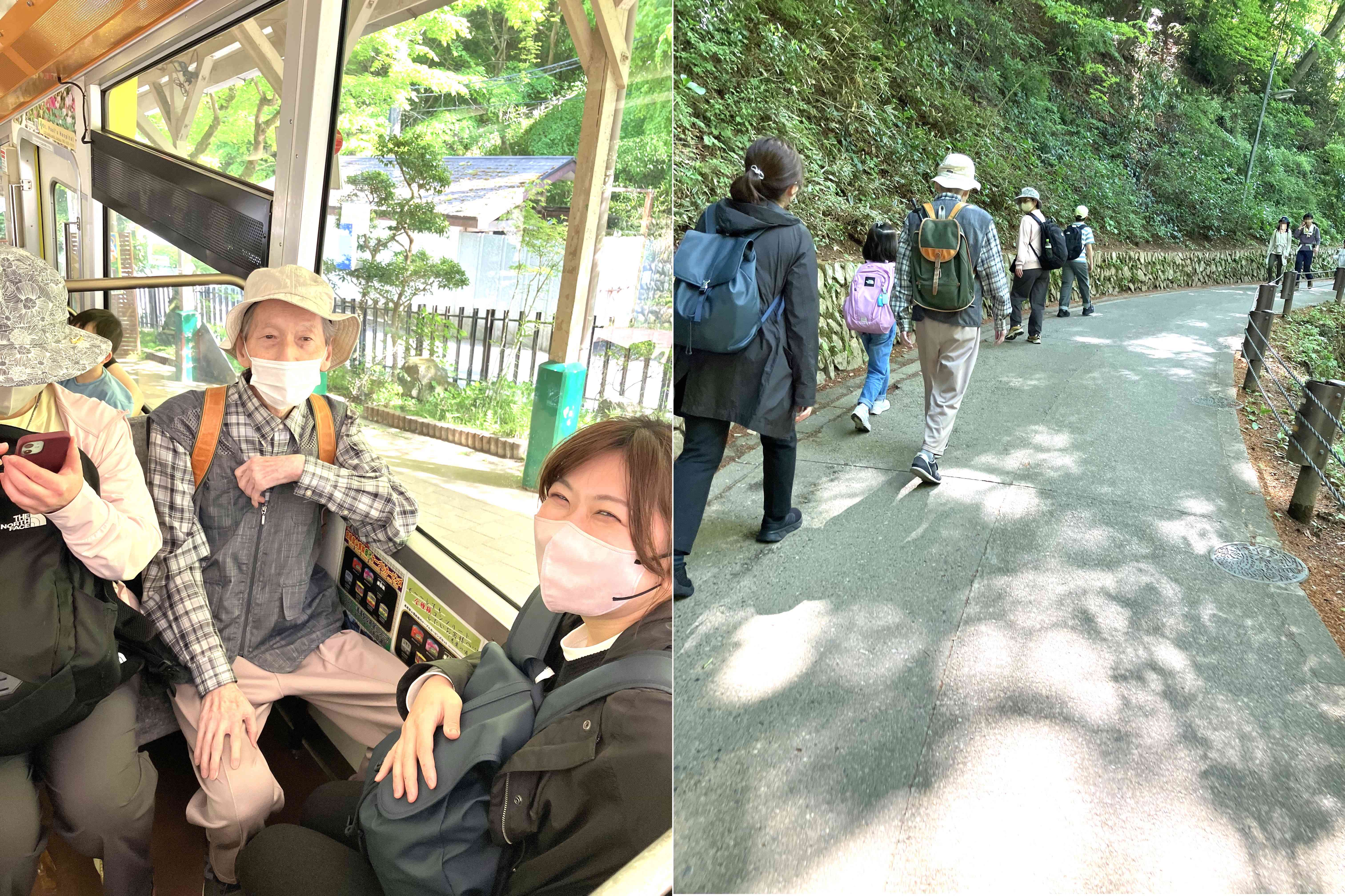山登りがお好きなご入居者の高尾山登山