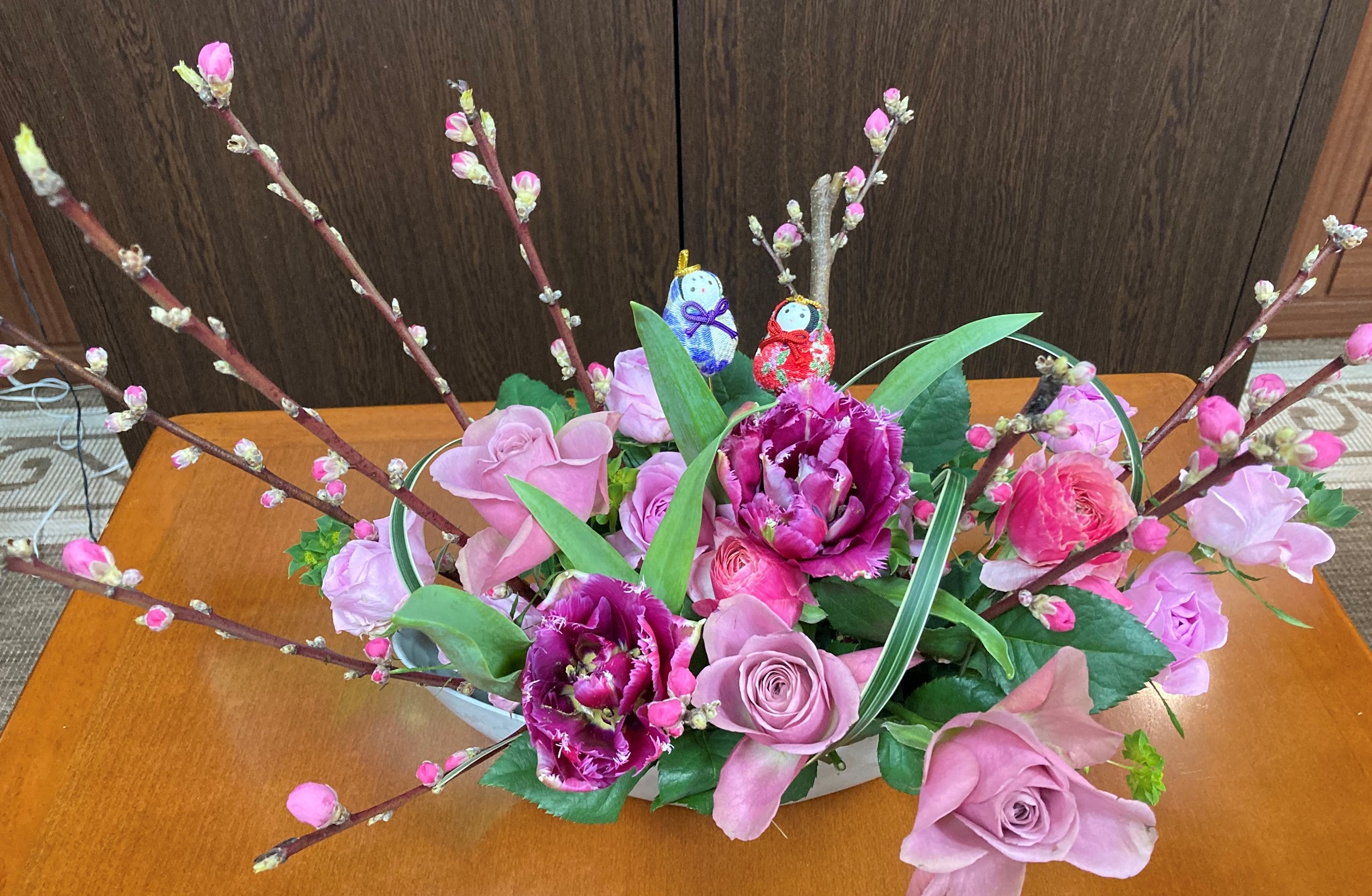 桃の節句と生花