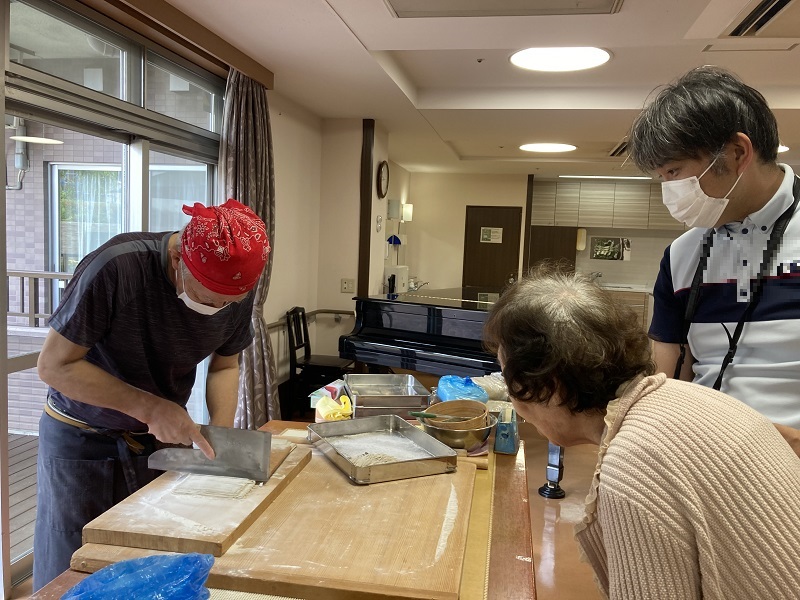 そば打ち実演会