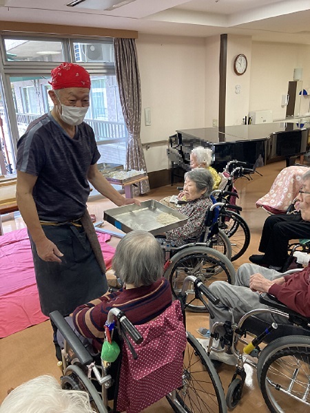 そば打ち実演会
