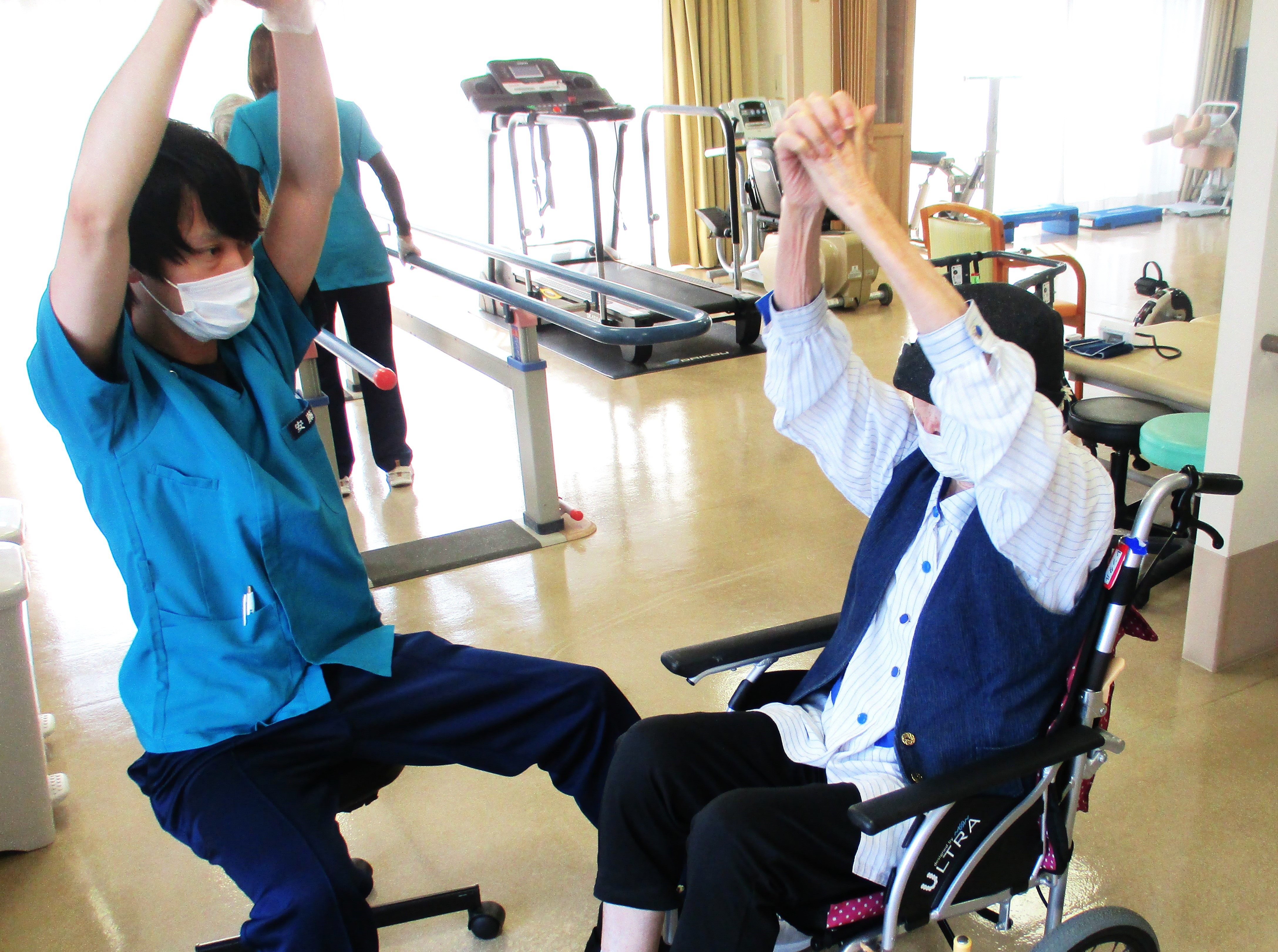 機能訓練の様子