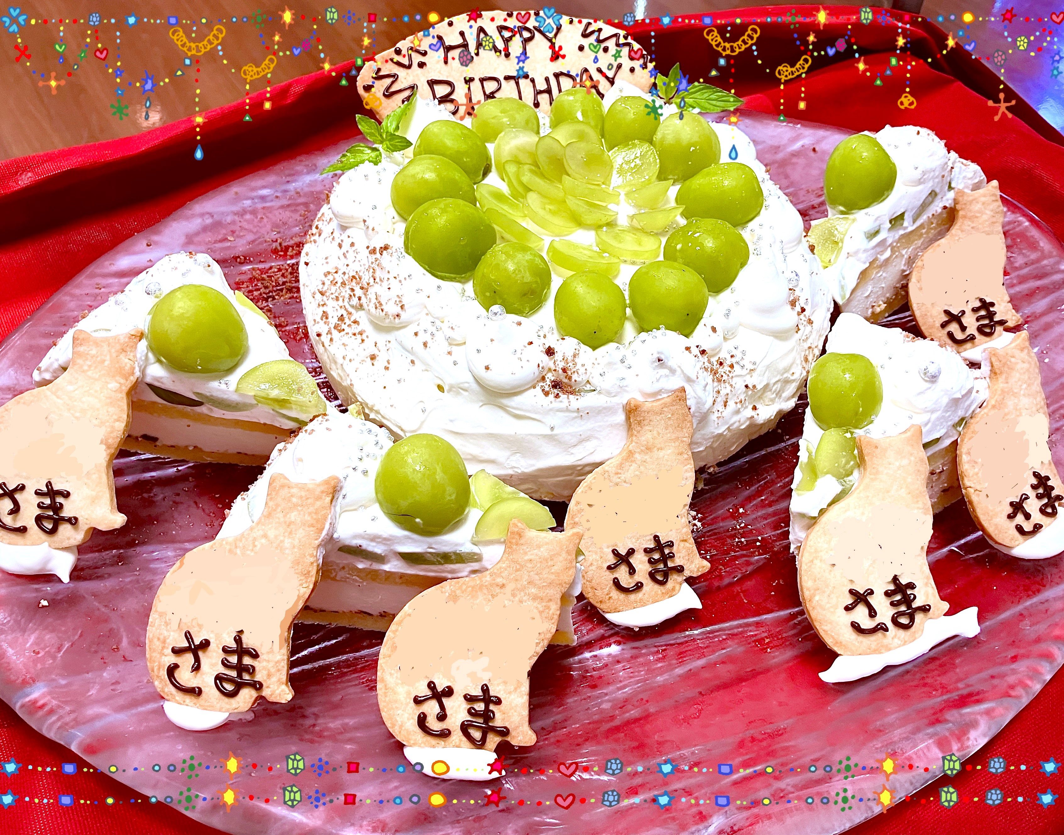 お誕生日の特別ランチ＆メニュー