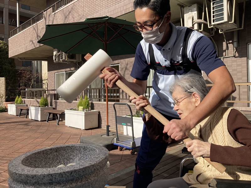 餅つき