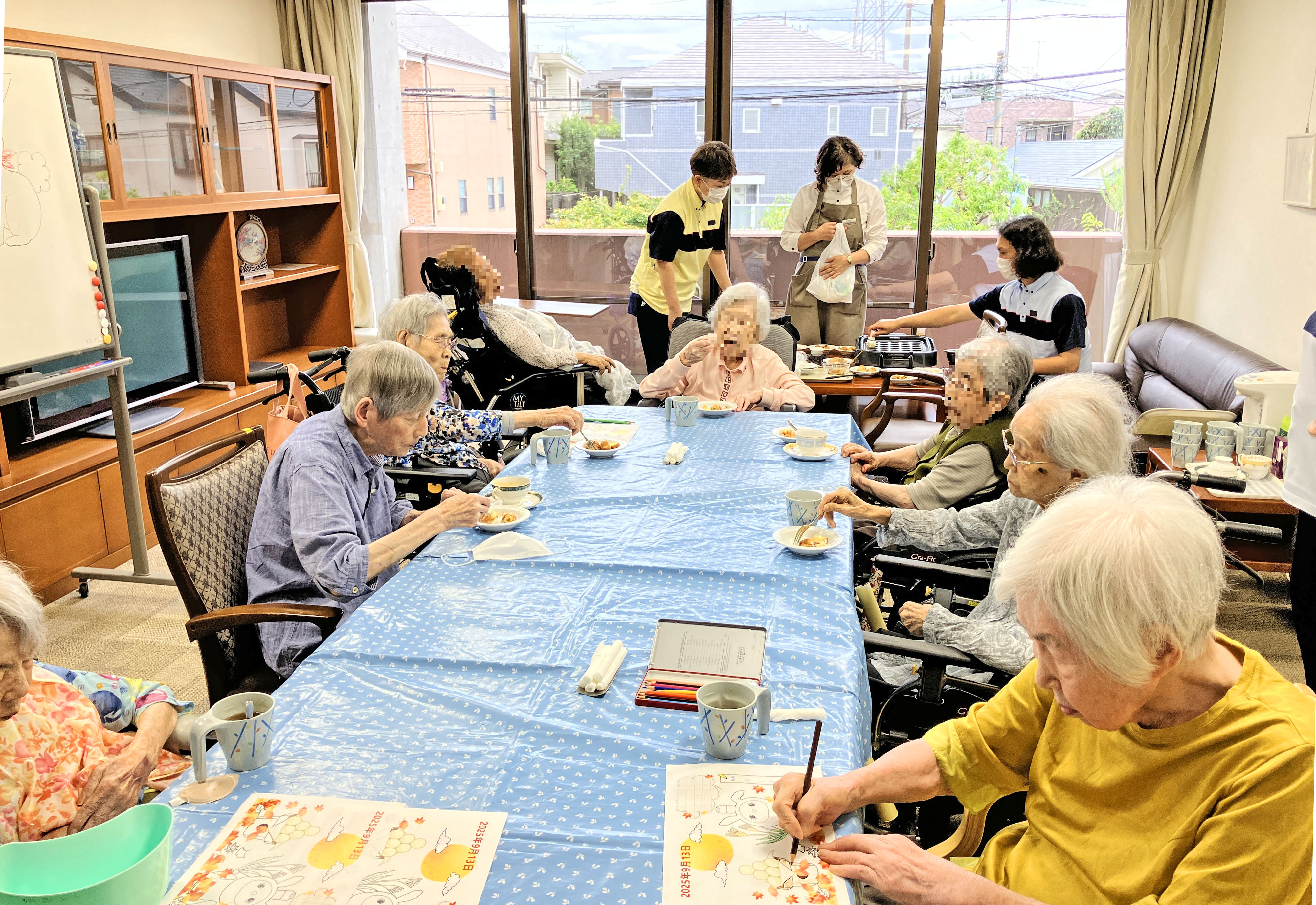 お月見おやつレクリエーション