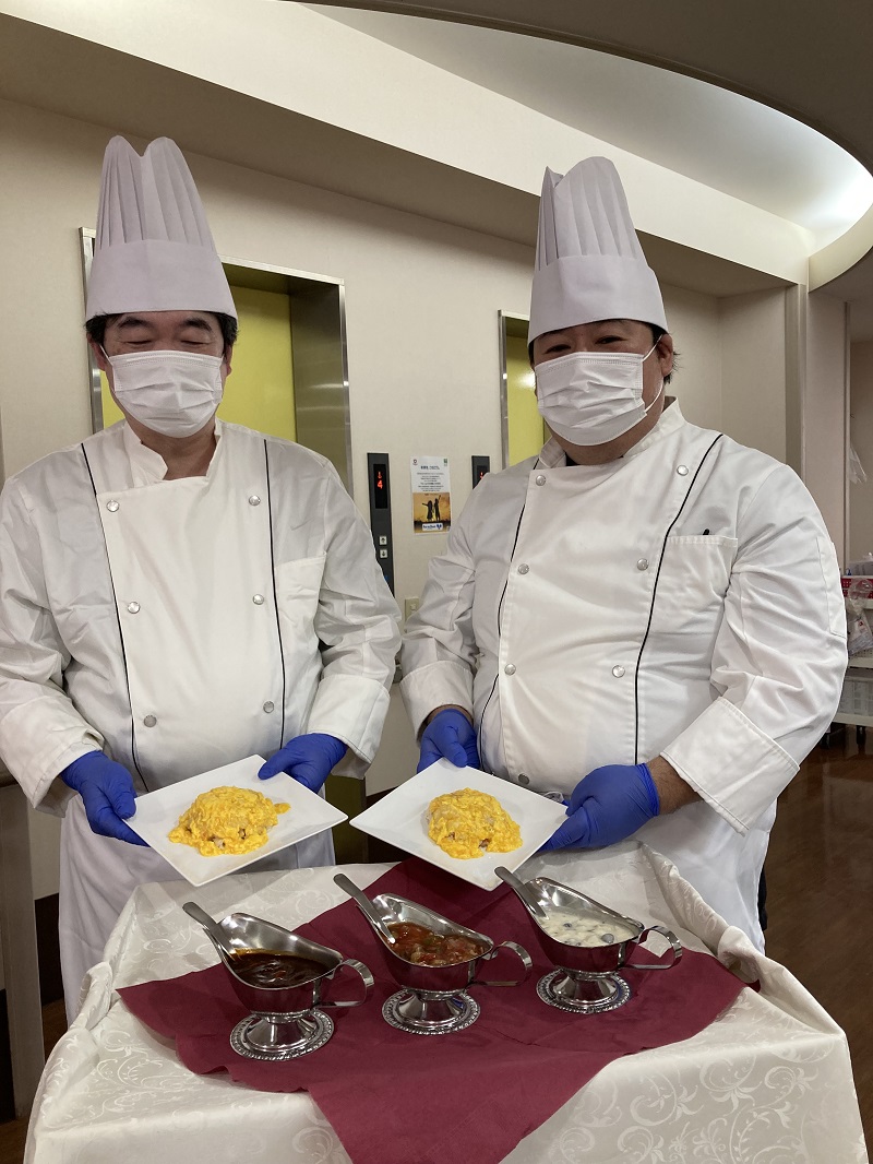 お食事のご様子