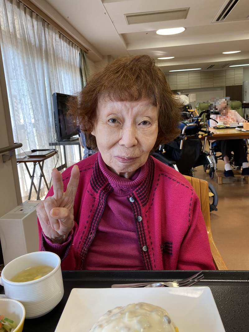 お食事のご様子