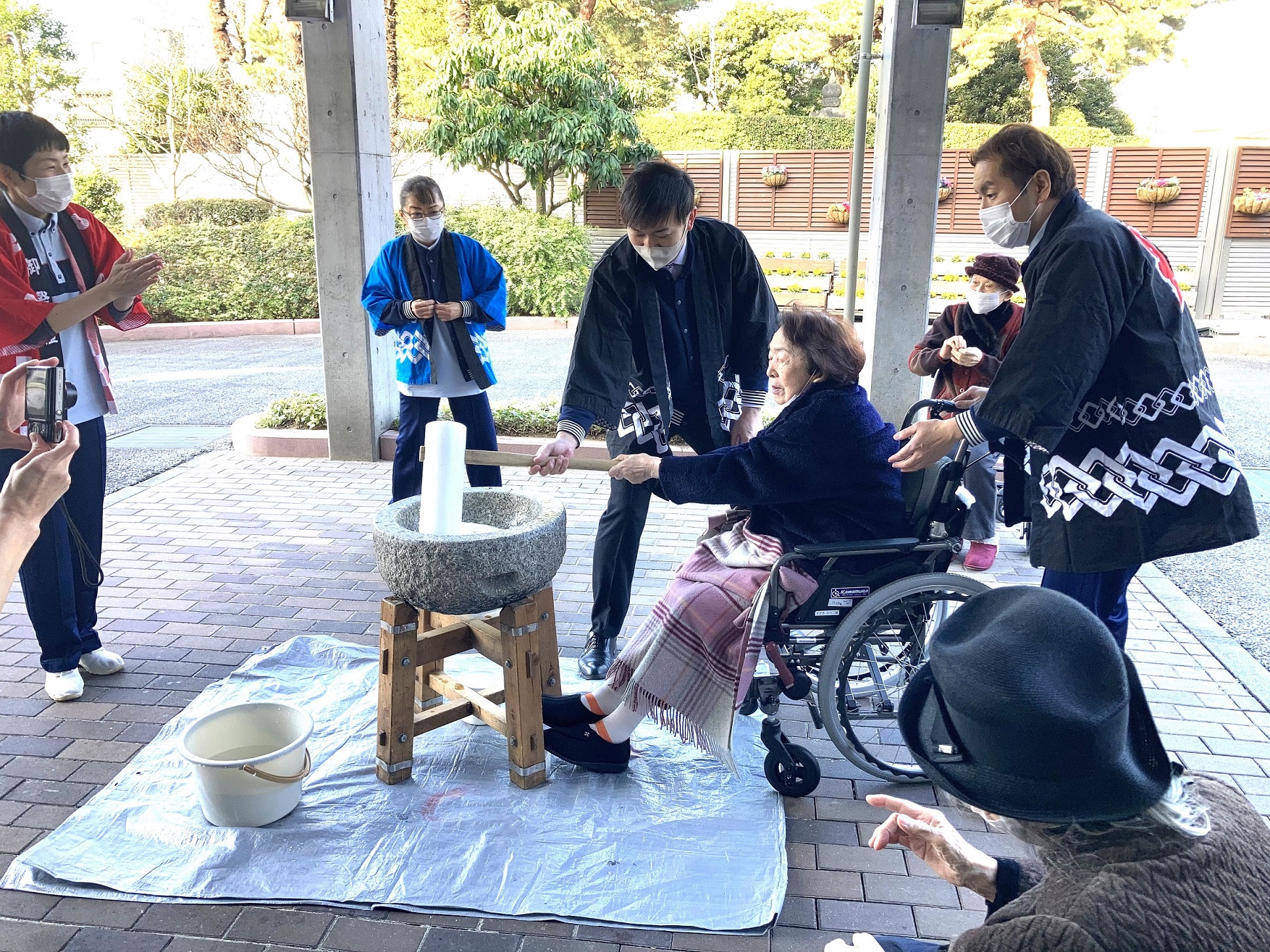 餅つき