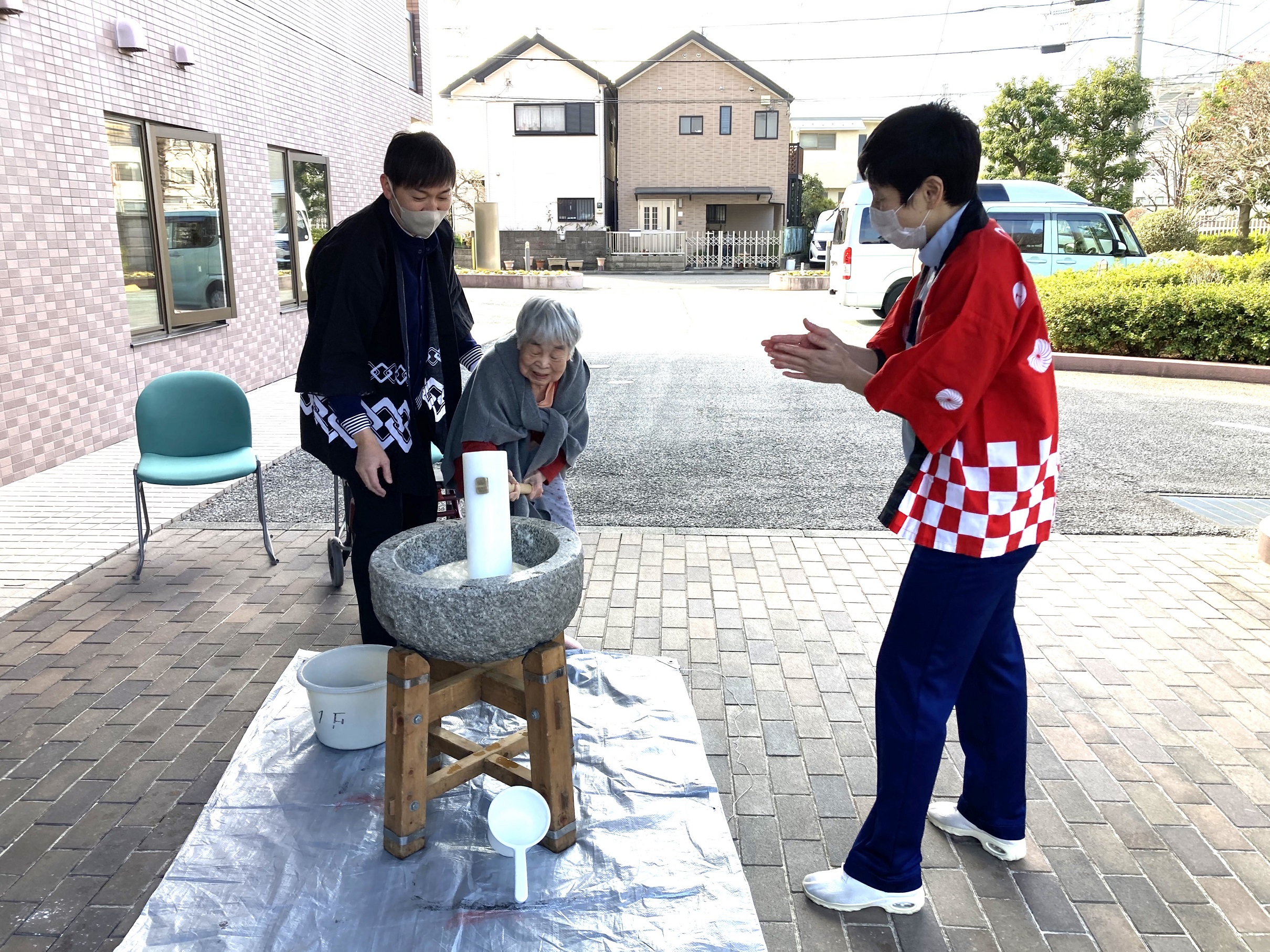 餅つき
