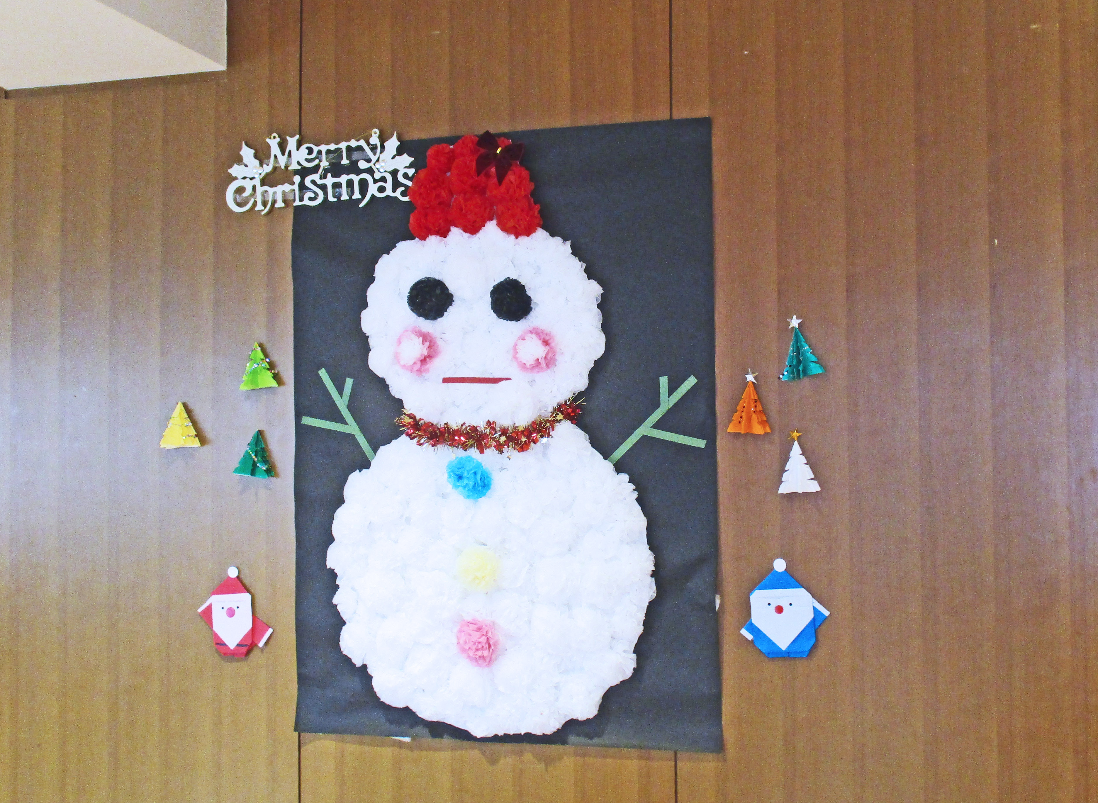 １２月の壁飾り