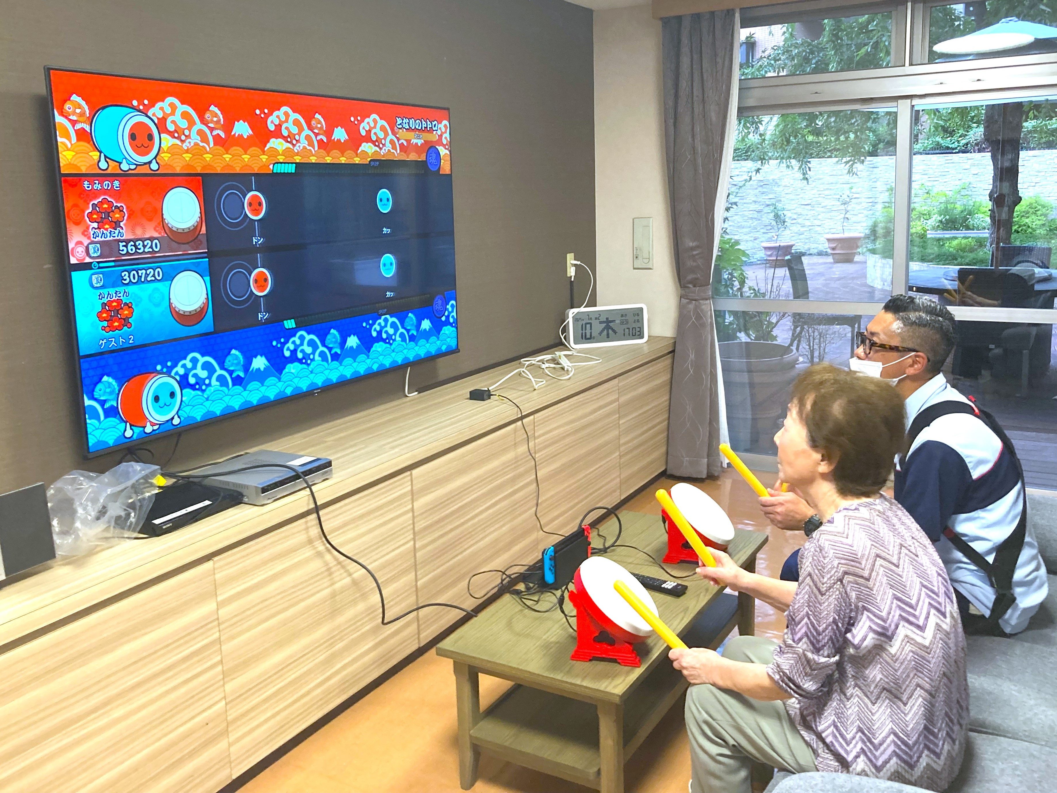フレイル予防　「太鼓の達人」