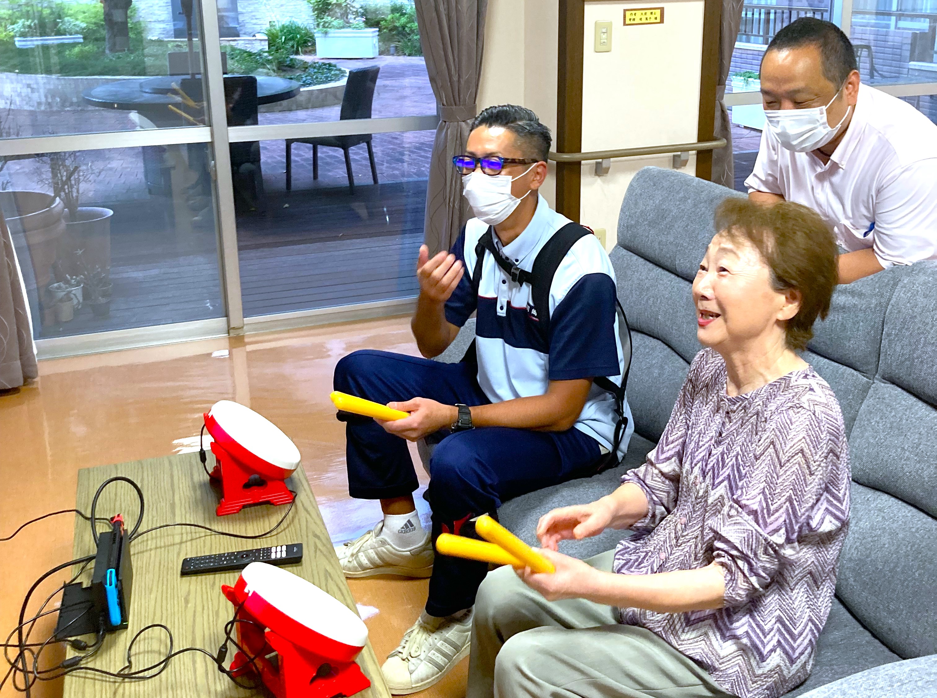 フレイル予防　「太鼓の達人」