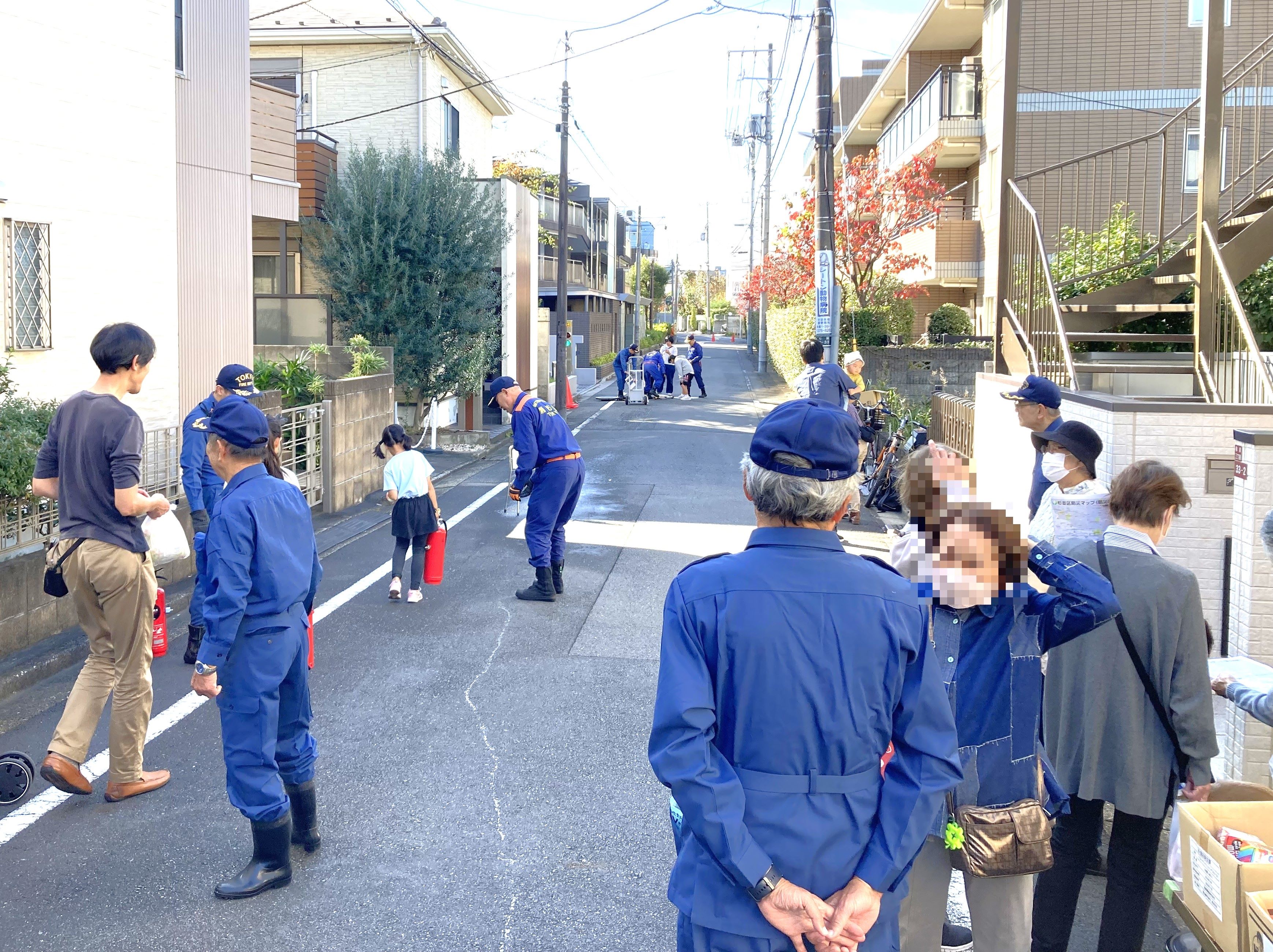 地域の防災訓練