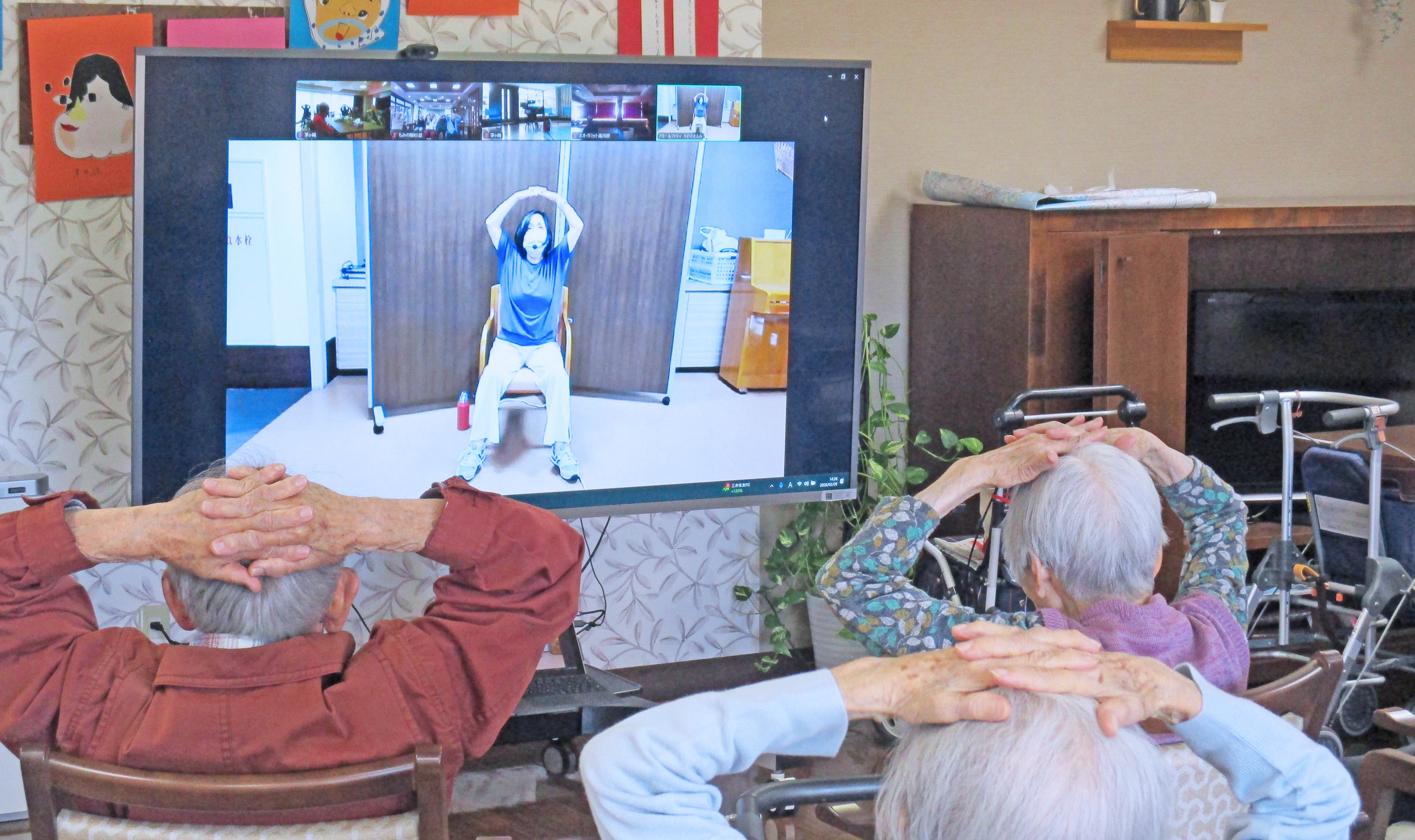 オンライン椅子ヨガ