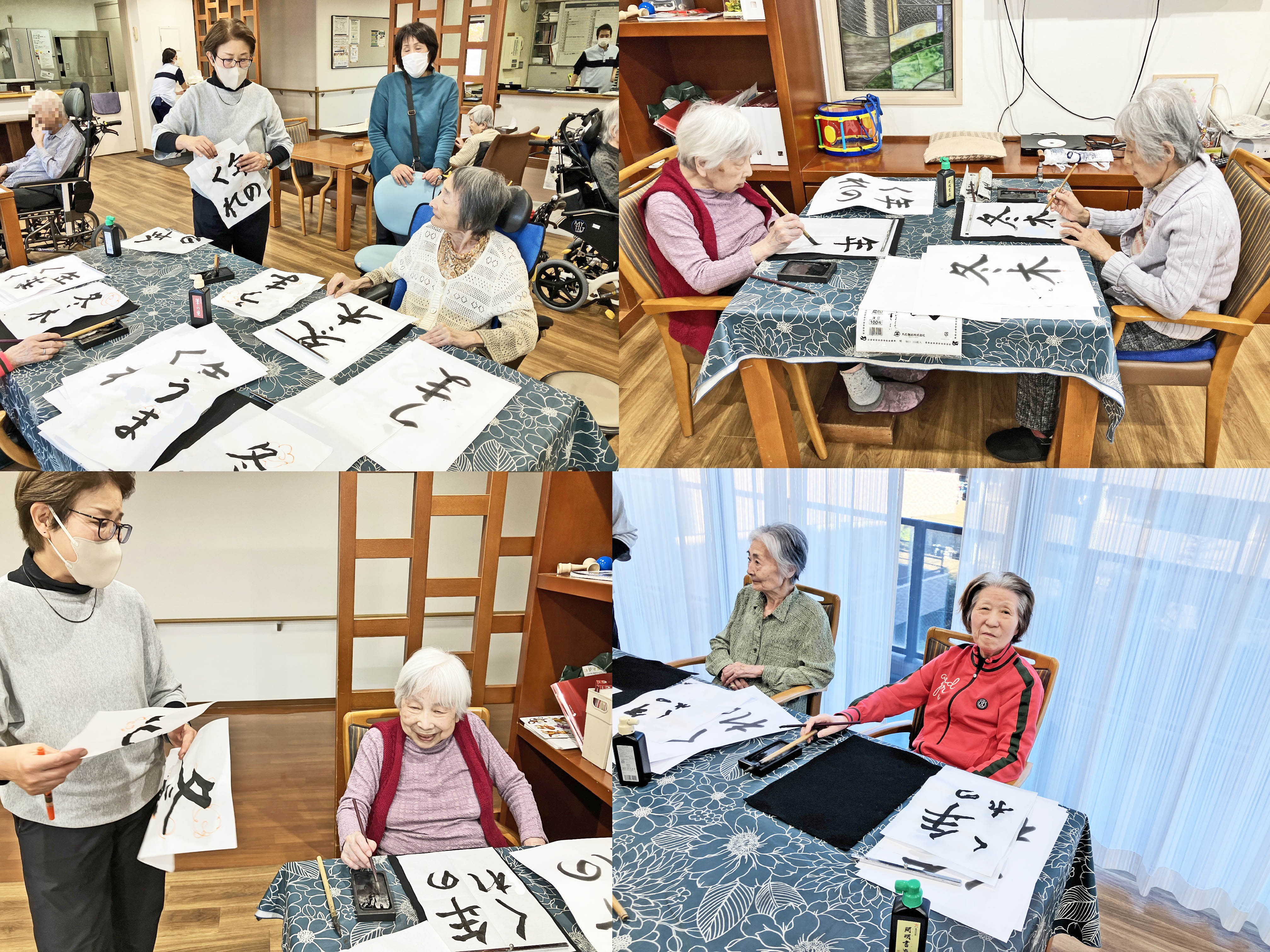 １２月の書道サークル