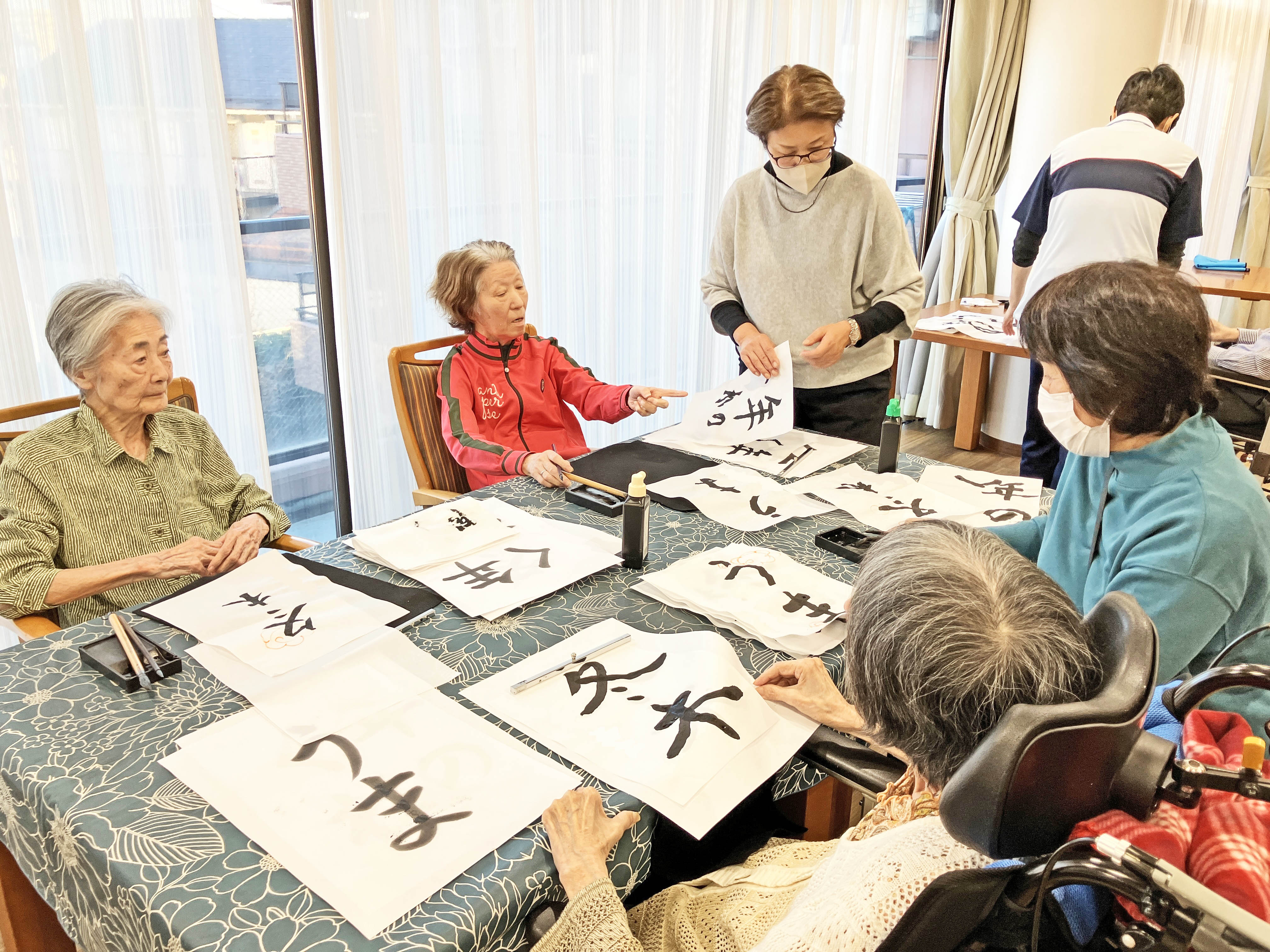 １２月の書道サークル