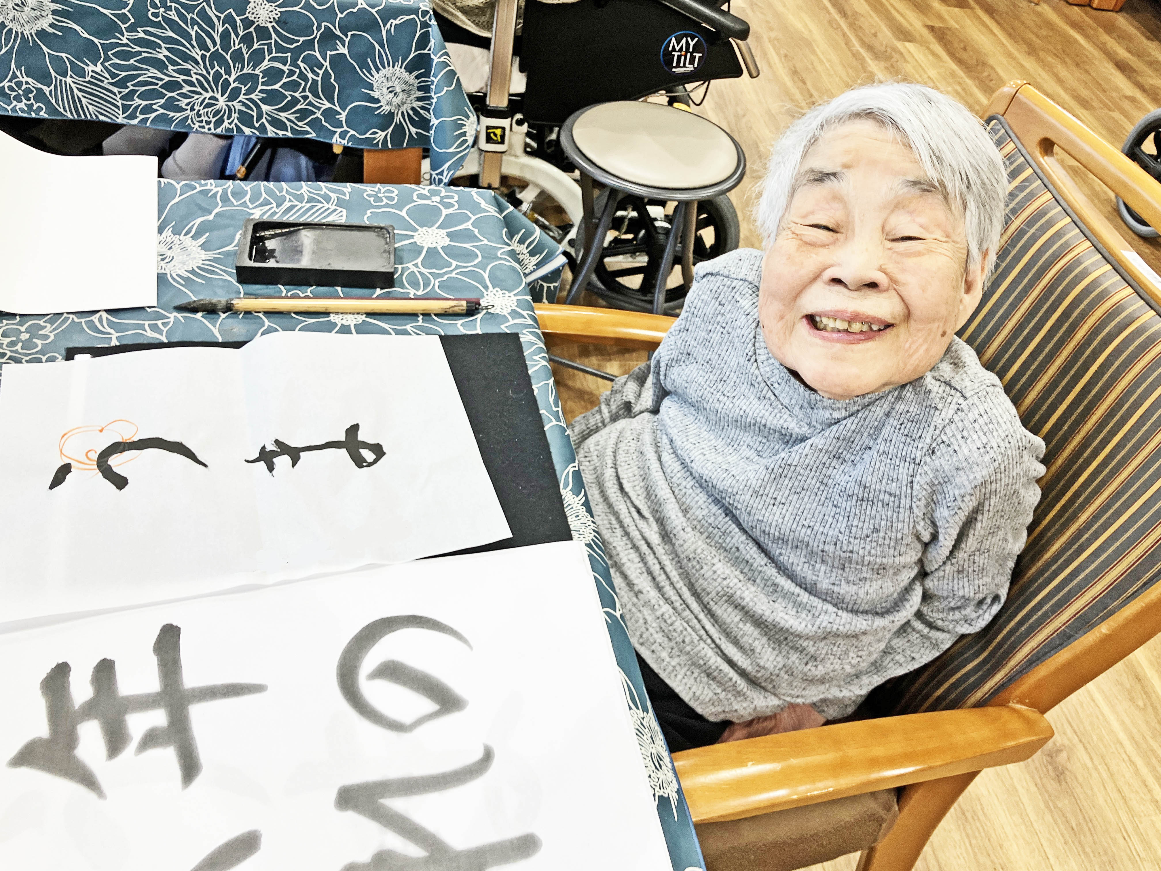 １２月の書道サークル