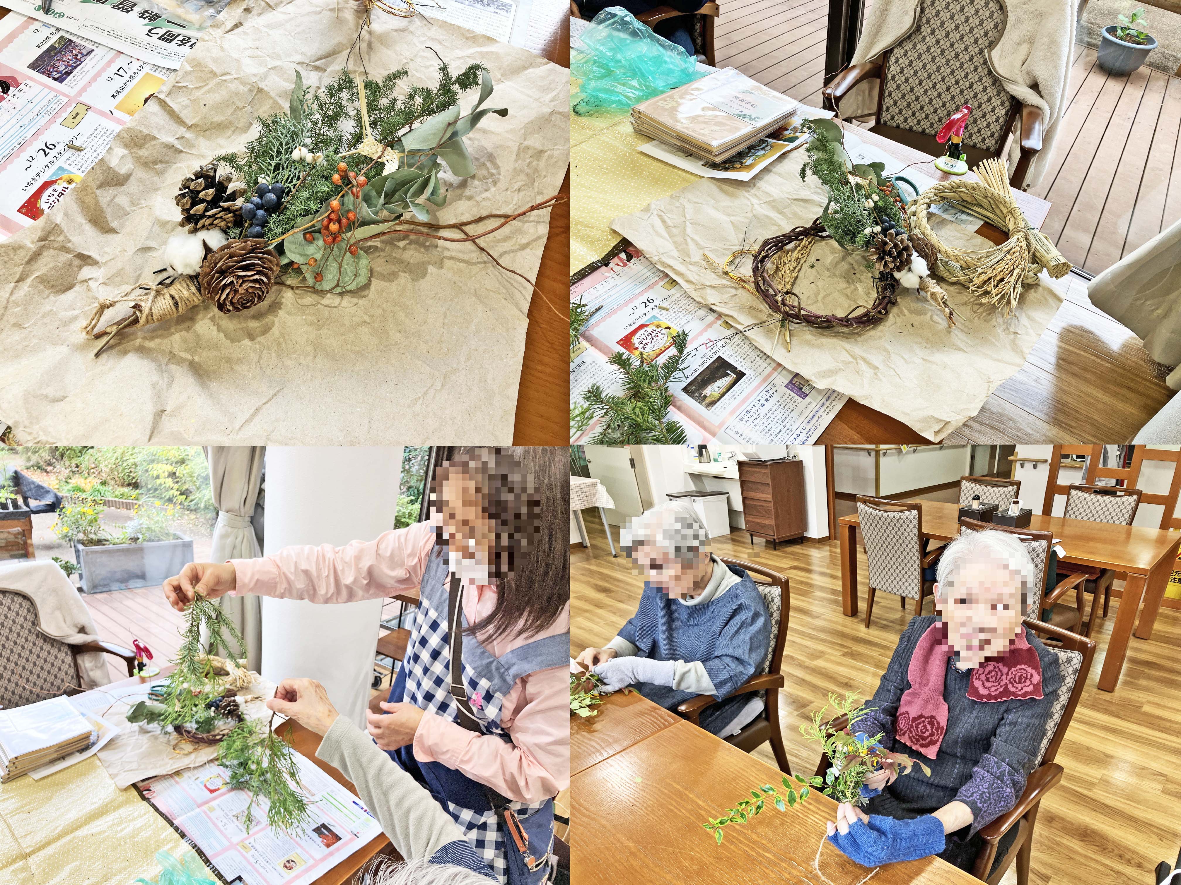 園芸療法～クリスマスに向けて～