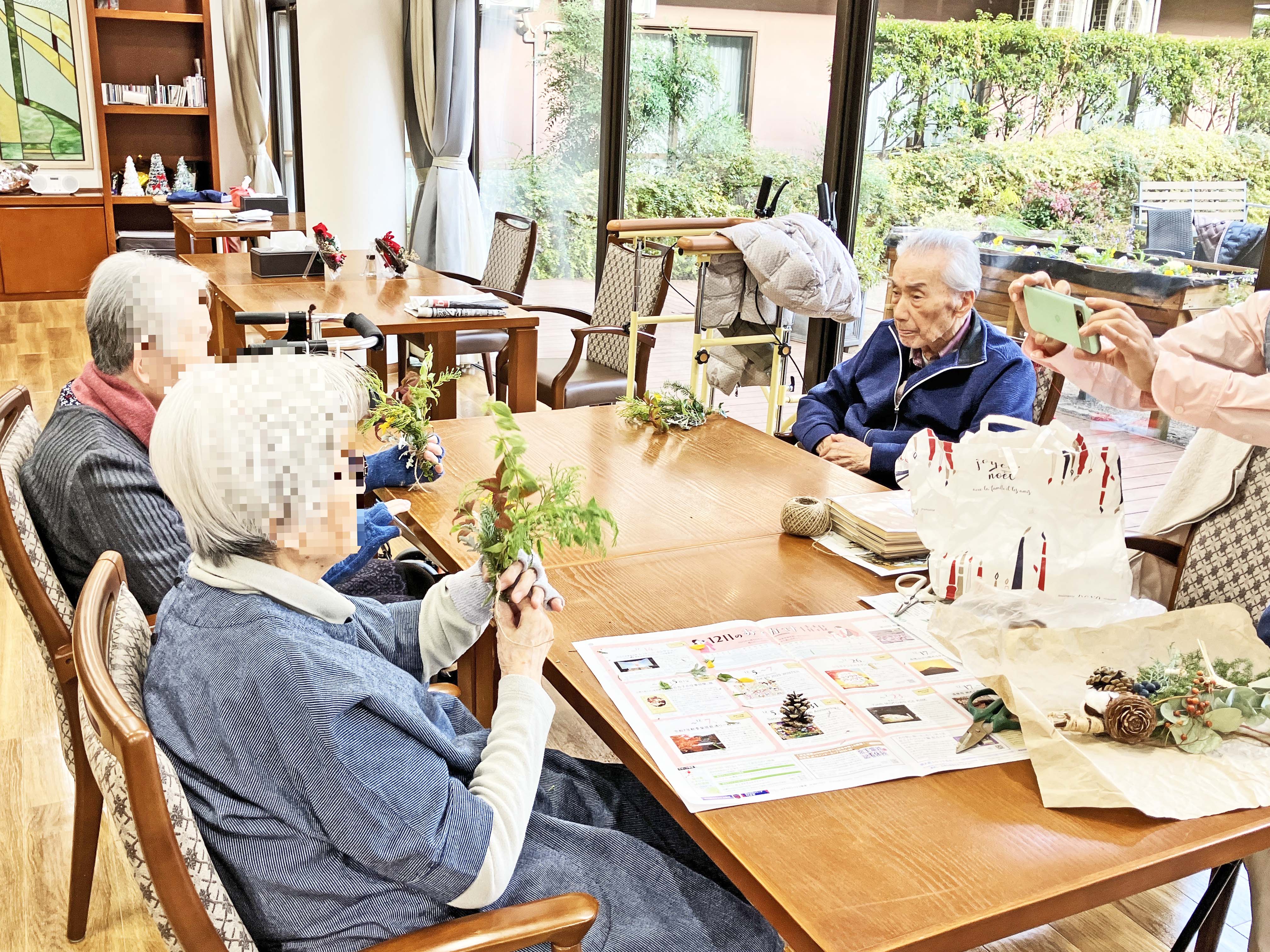 園芸療法～クリスマスに向けて～