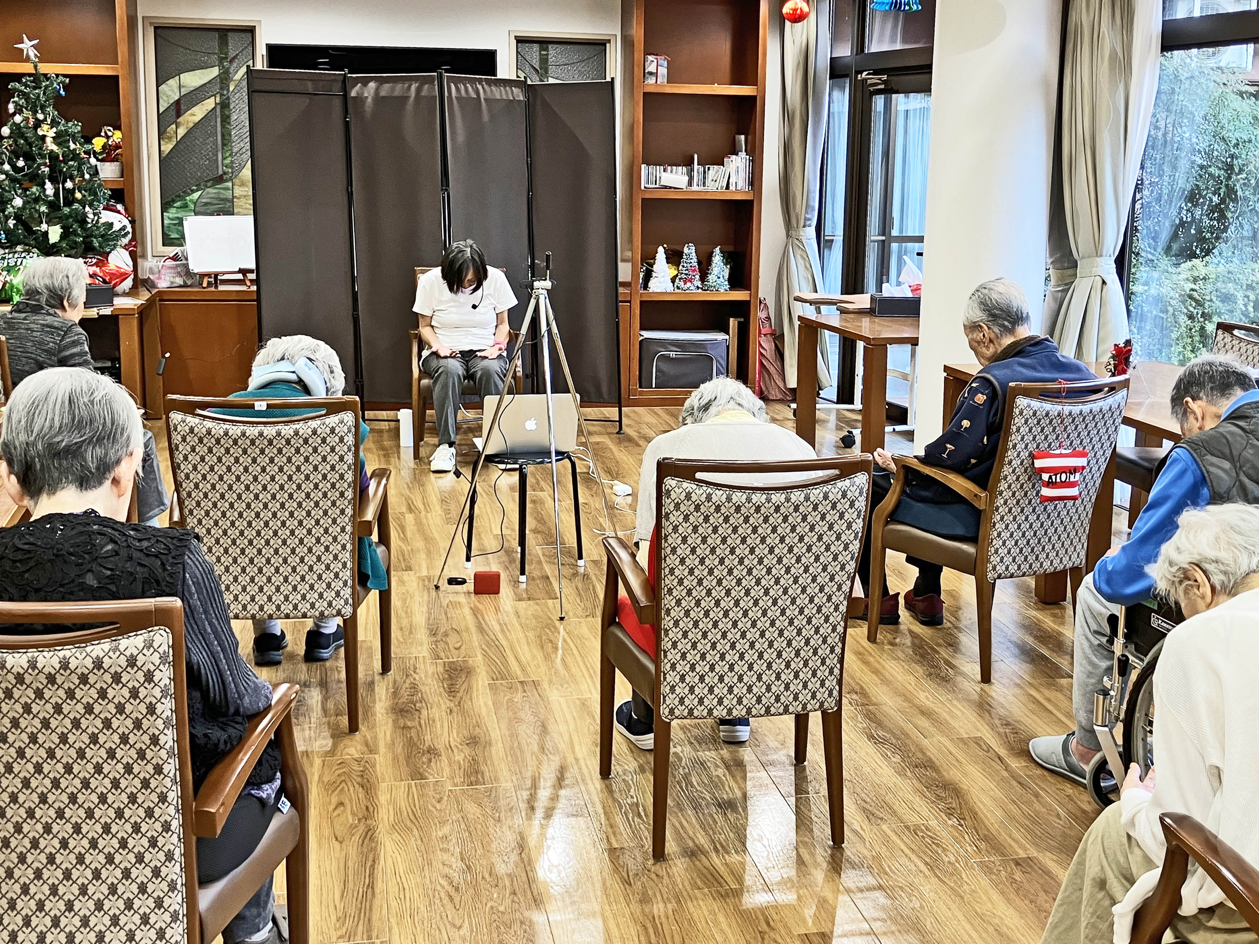 椅子ヨガ現地開催