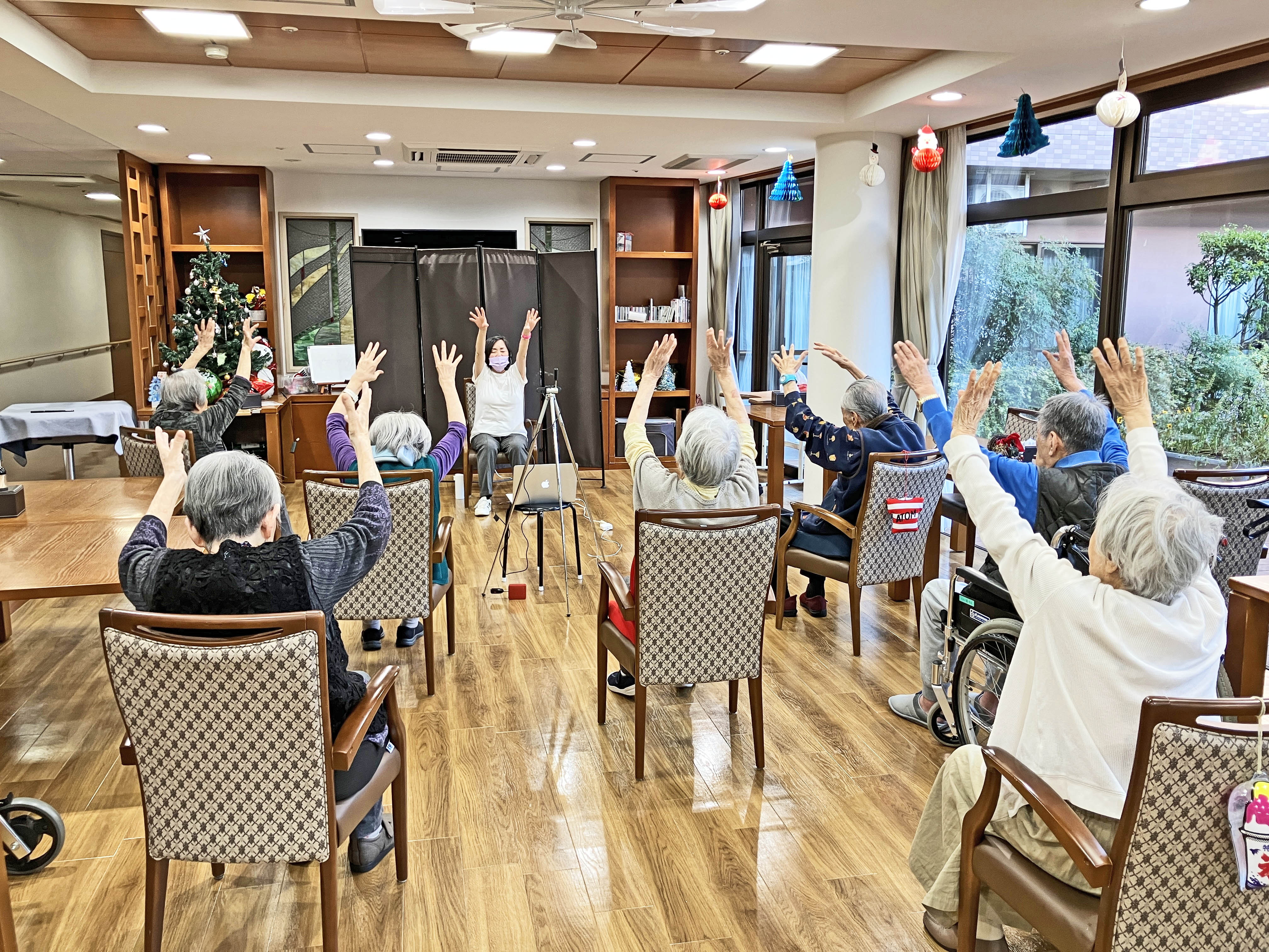 椅子ヨガ現地開催