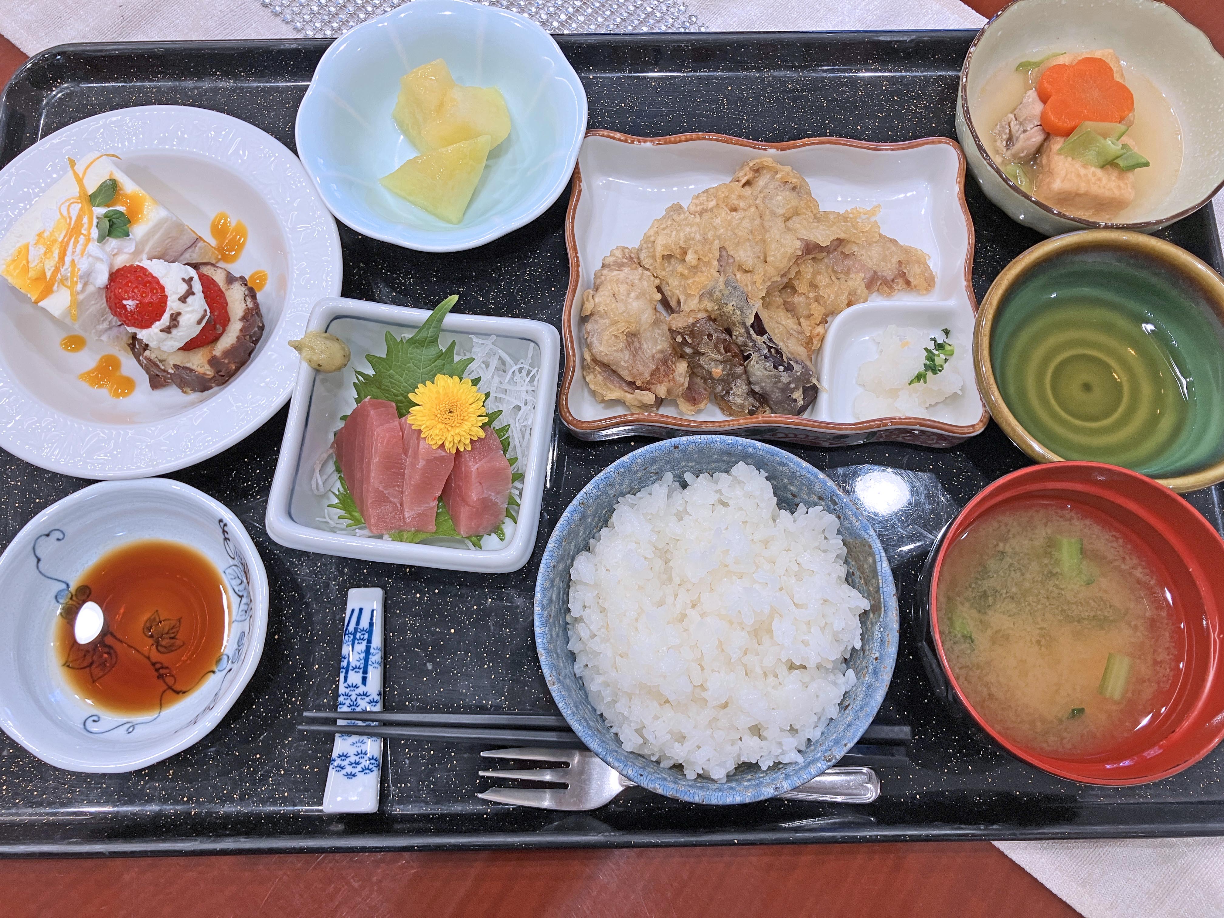 お誕生日の特別ランチ＆ケーキ