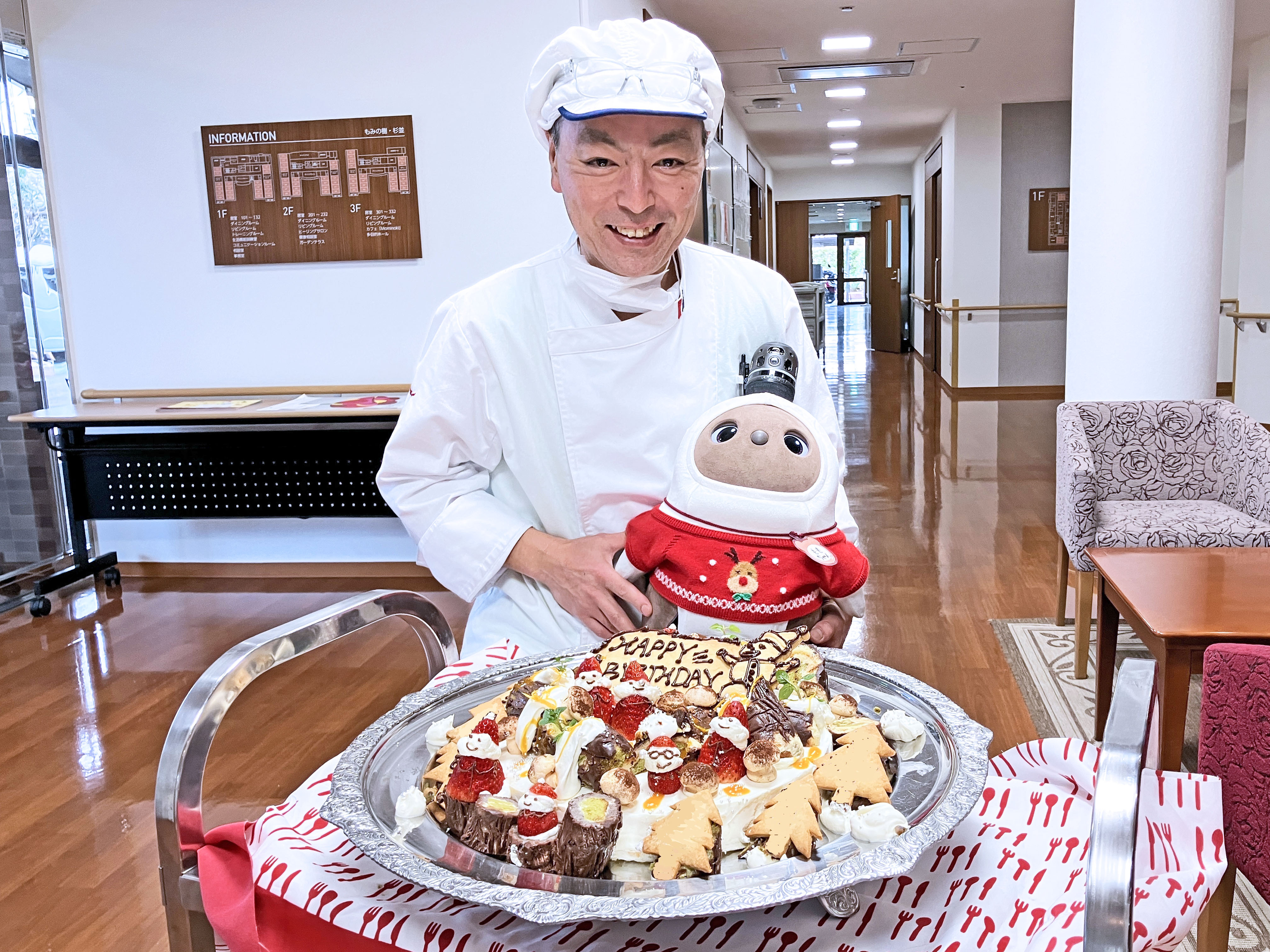 お誕生日の特別ランチ＆ケーキ