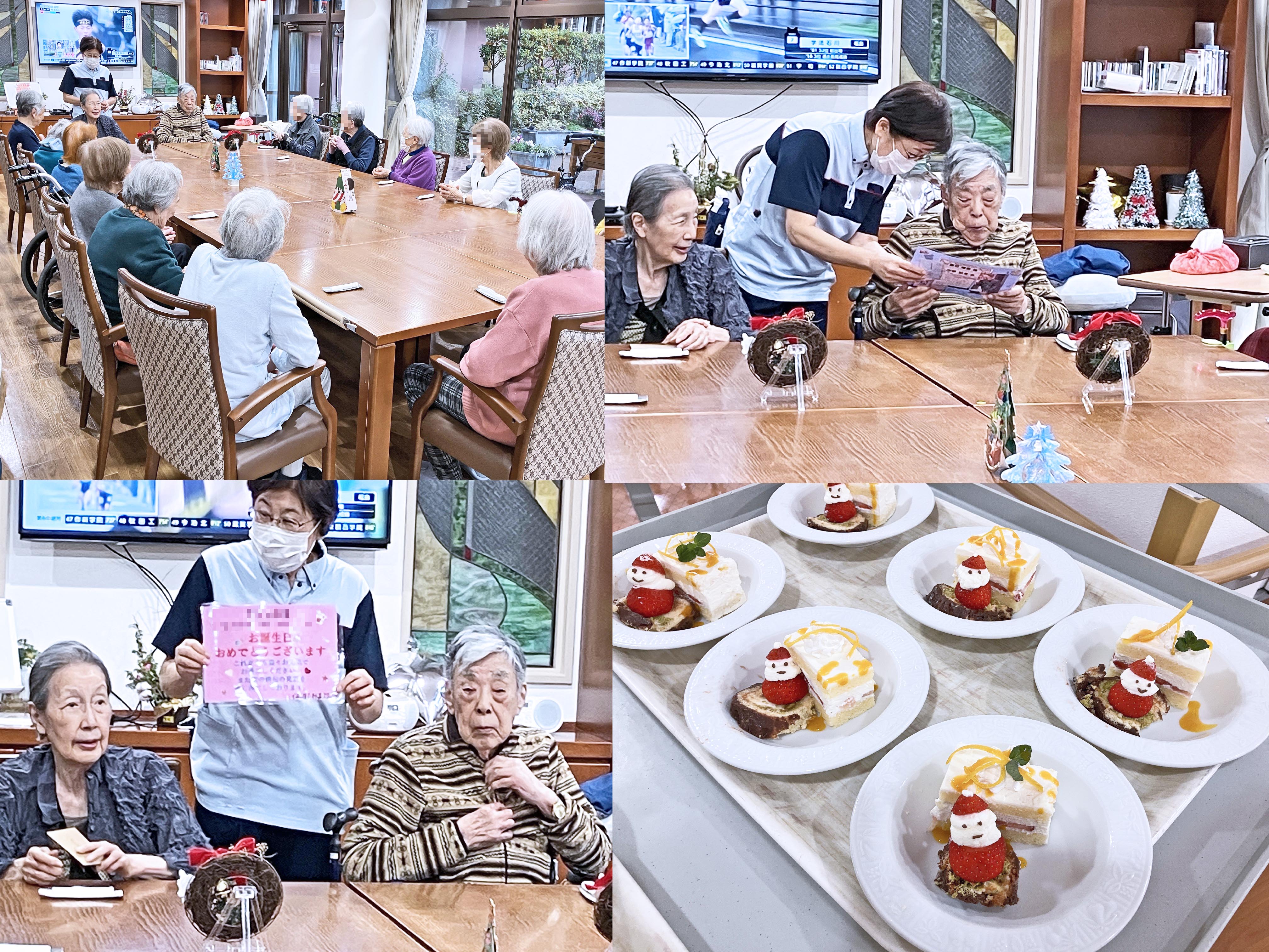 お誕生日の特別ランチ＆ケーキ