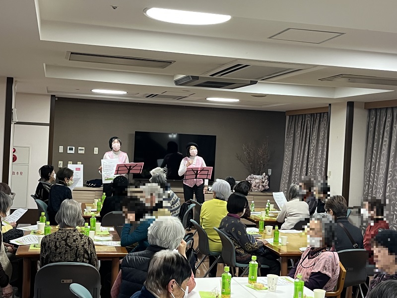 街かどケアカフェ 介護予防体操とM＆Aコンサート