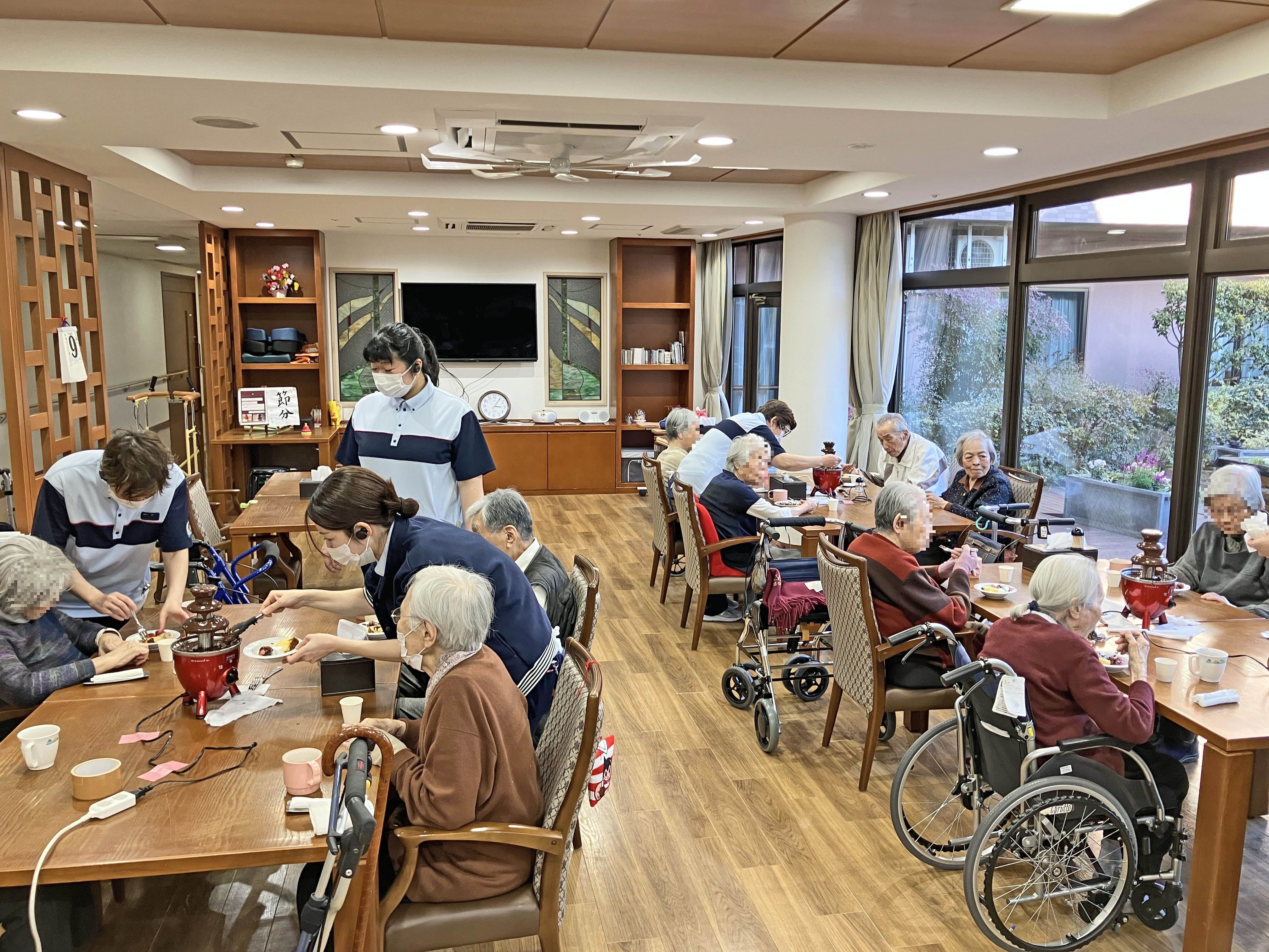 チョコレートフォンデュ