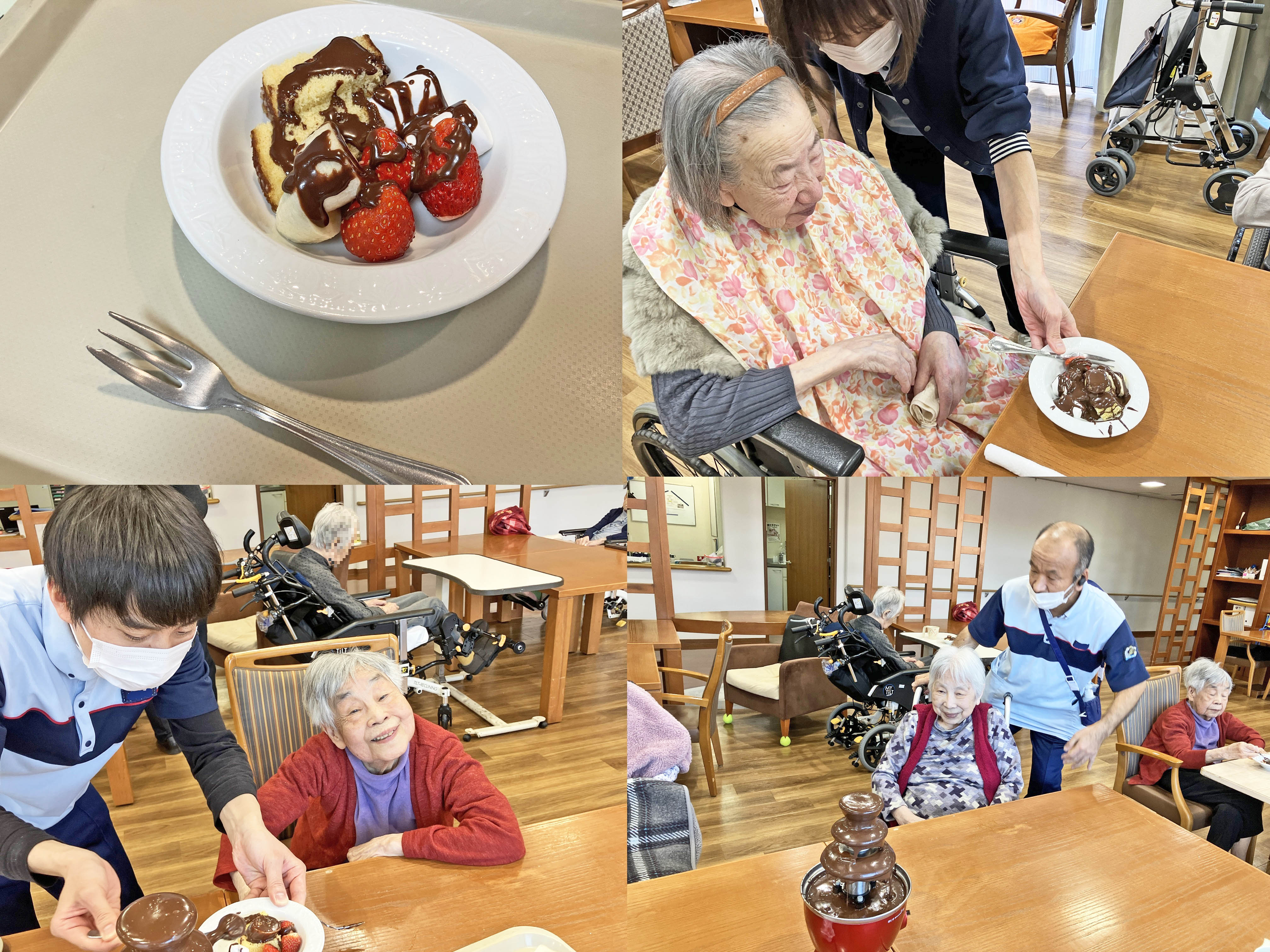 チョコレートフォンデュ