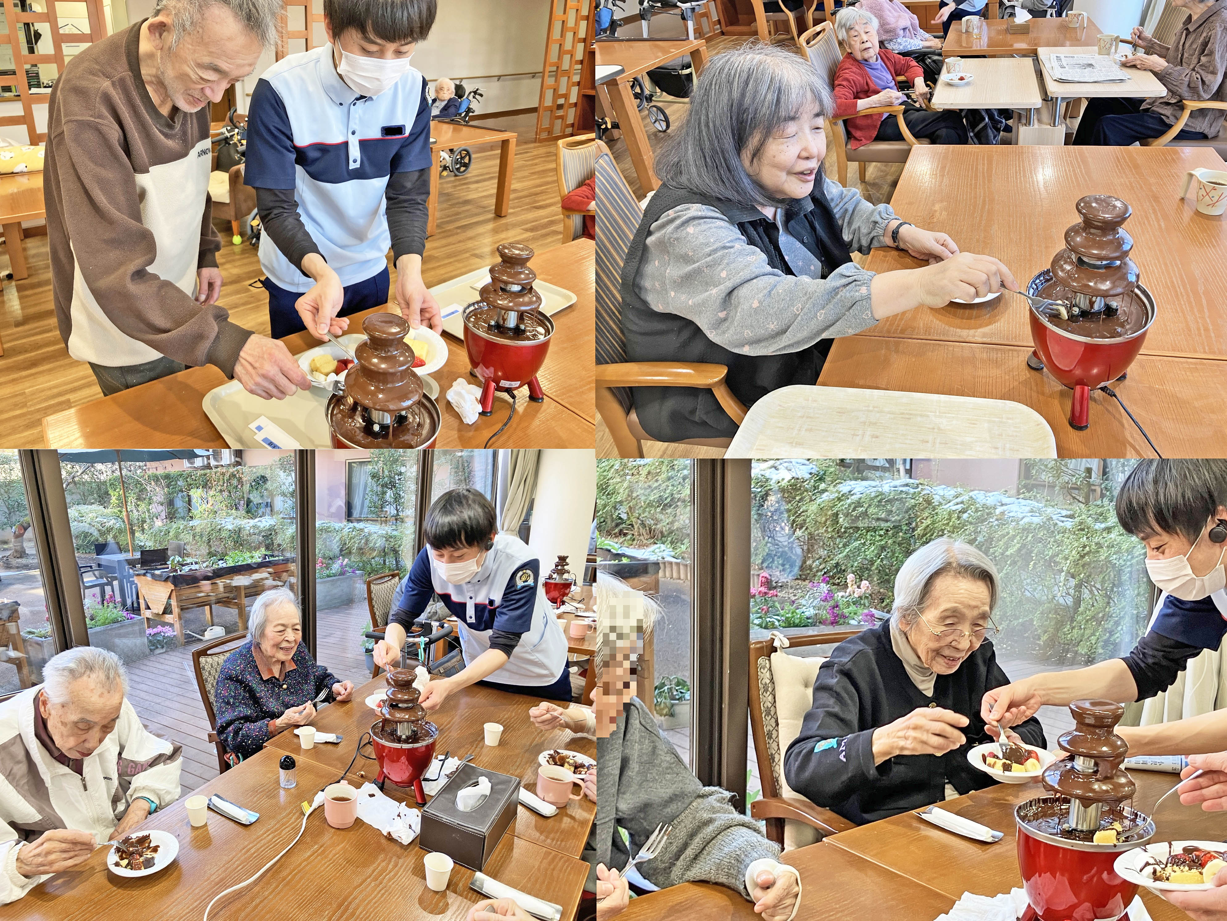 チョコレートフォンデュ