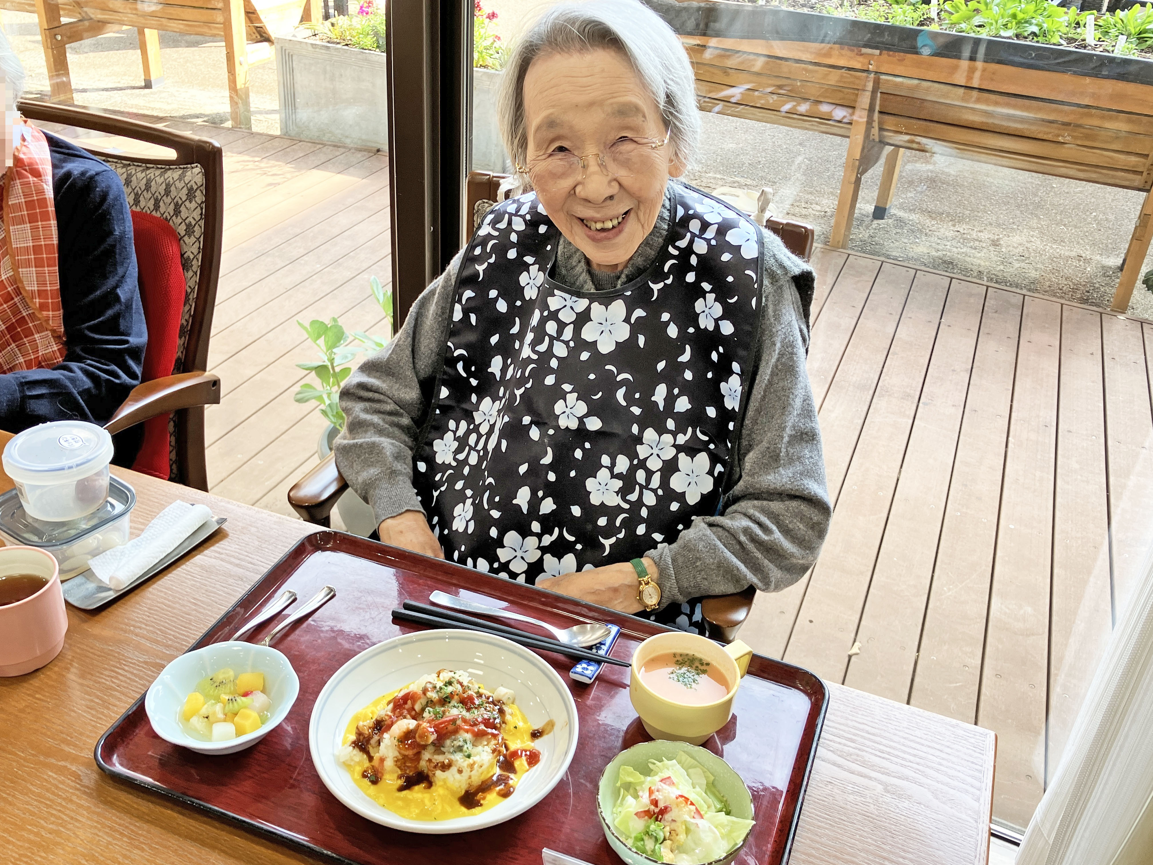 バレンタインの特別ランチ