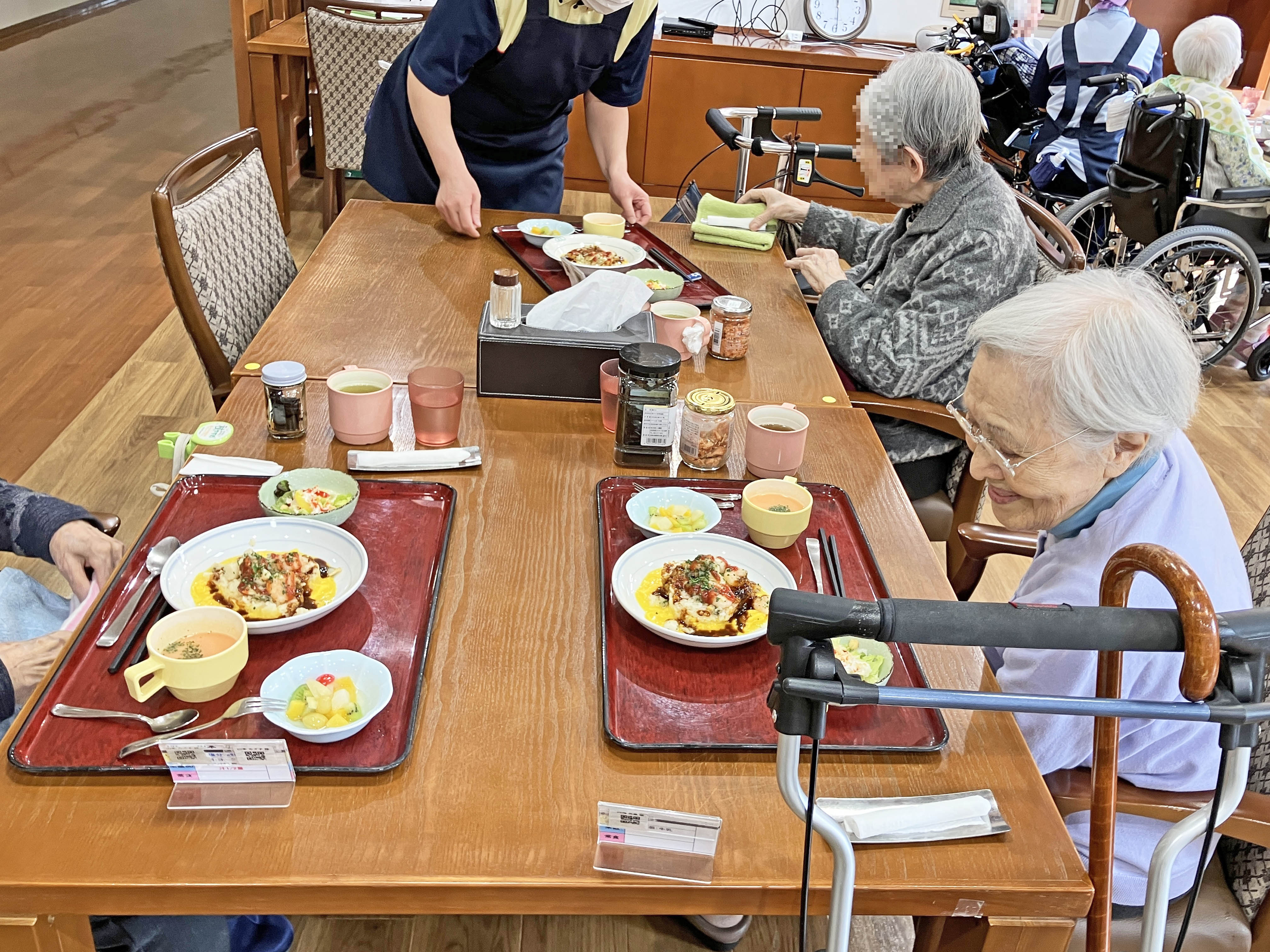 バレンタインの特別ランチ