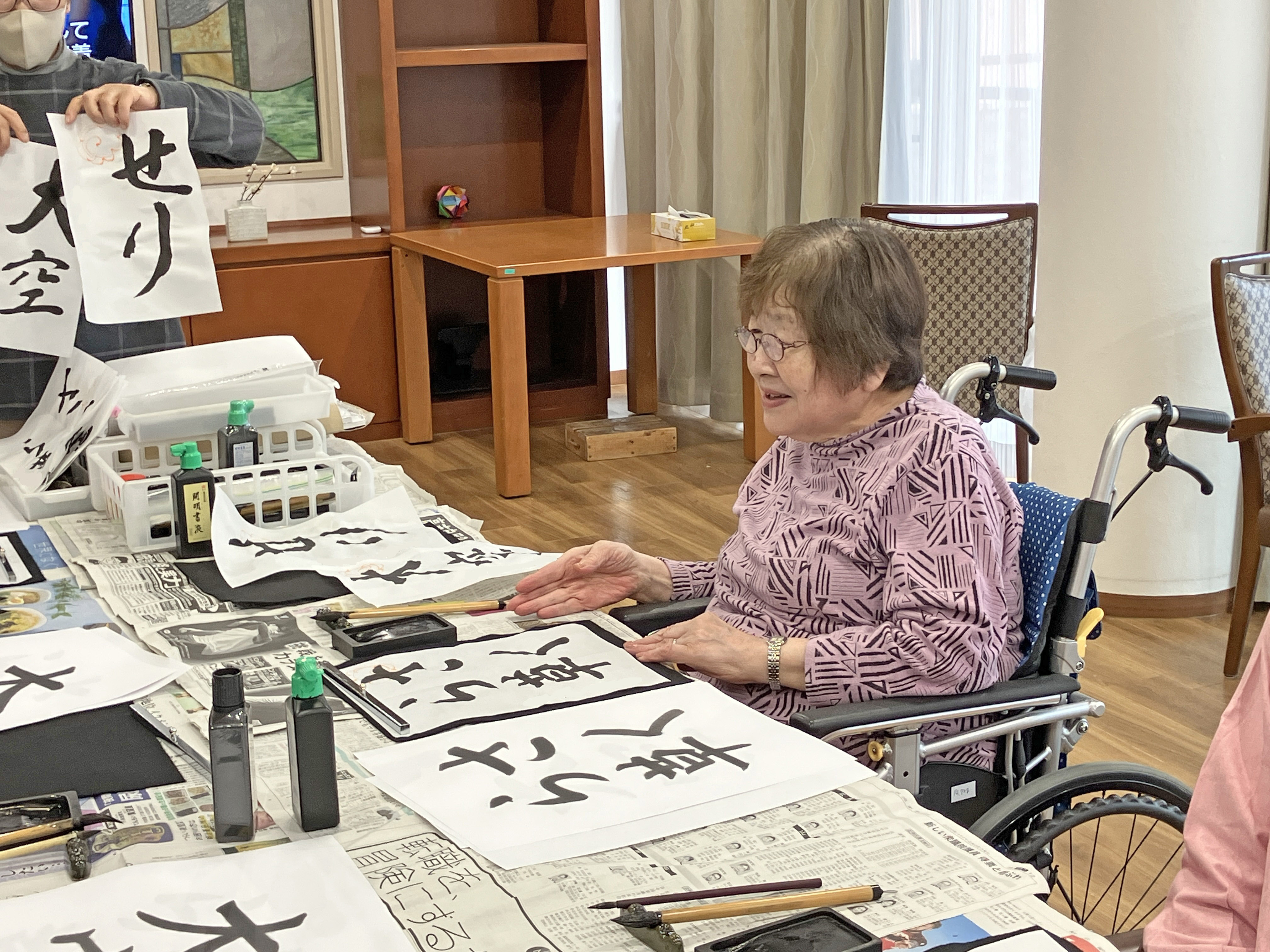 ３月の書道サークル