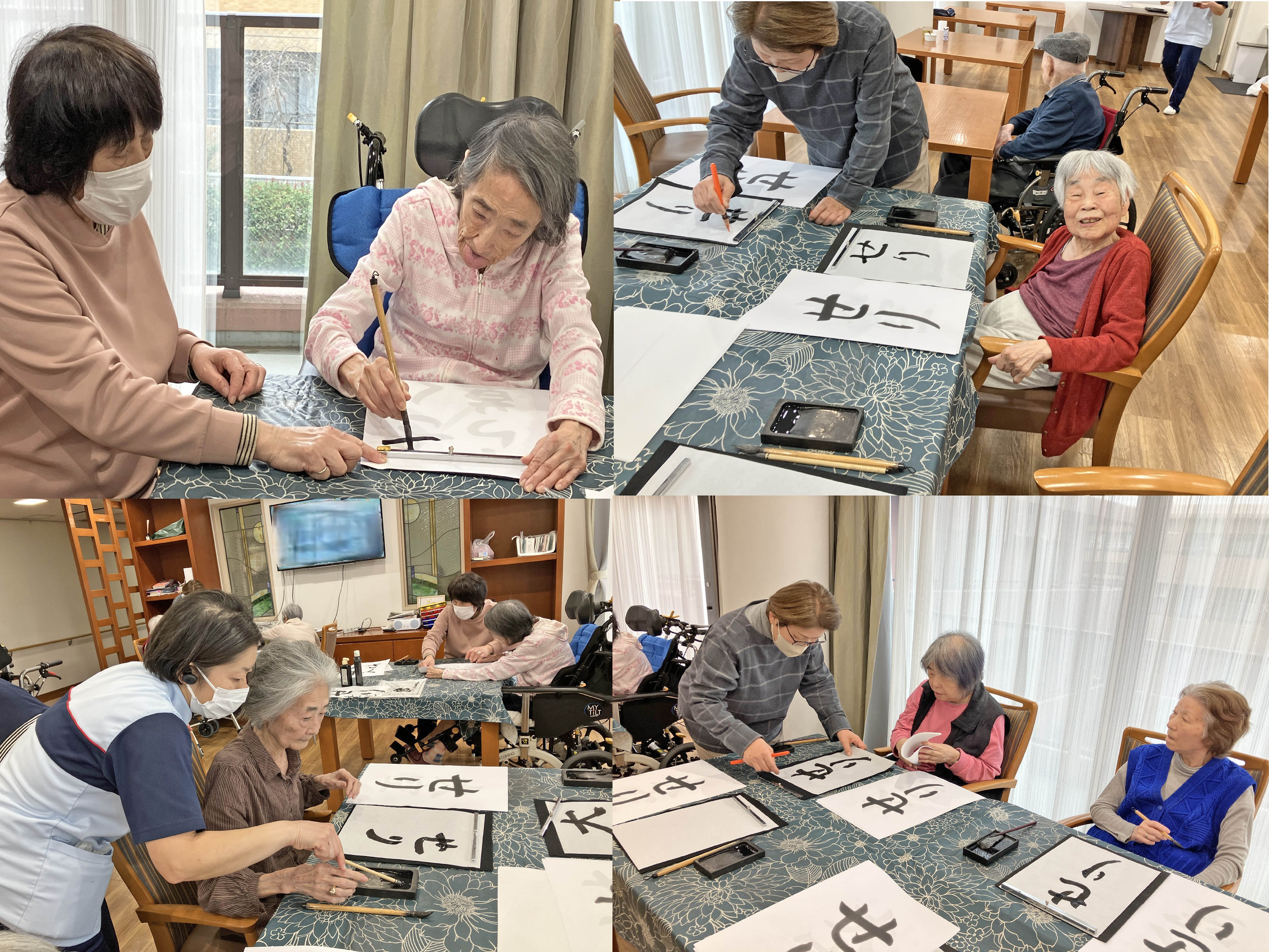 ３月の書道サークル