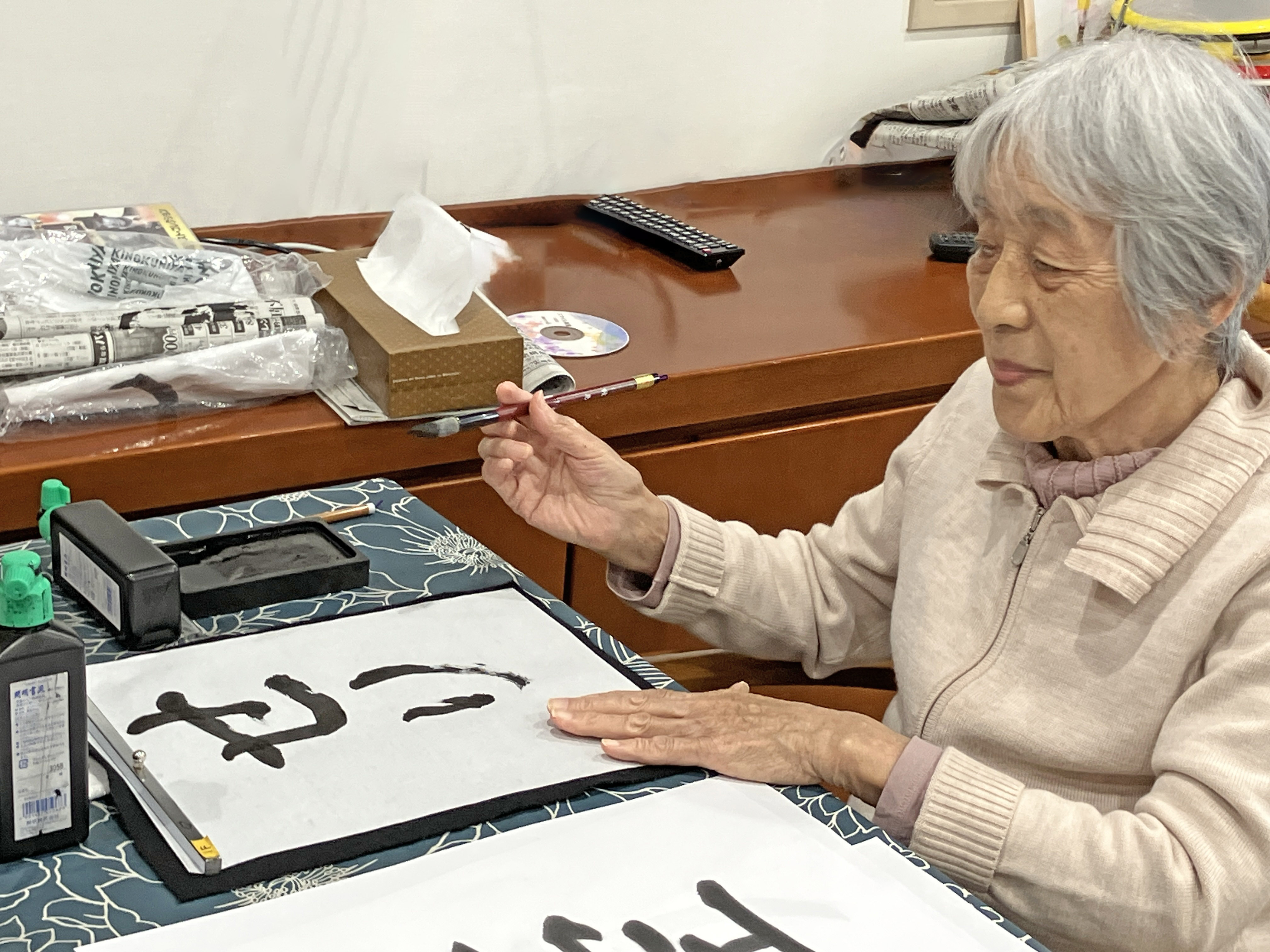 ３月の書道サークル