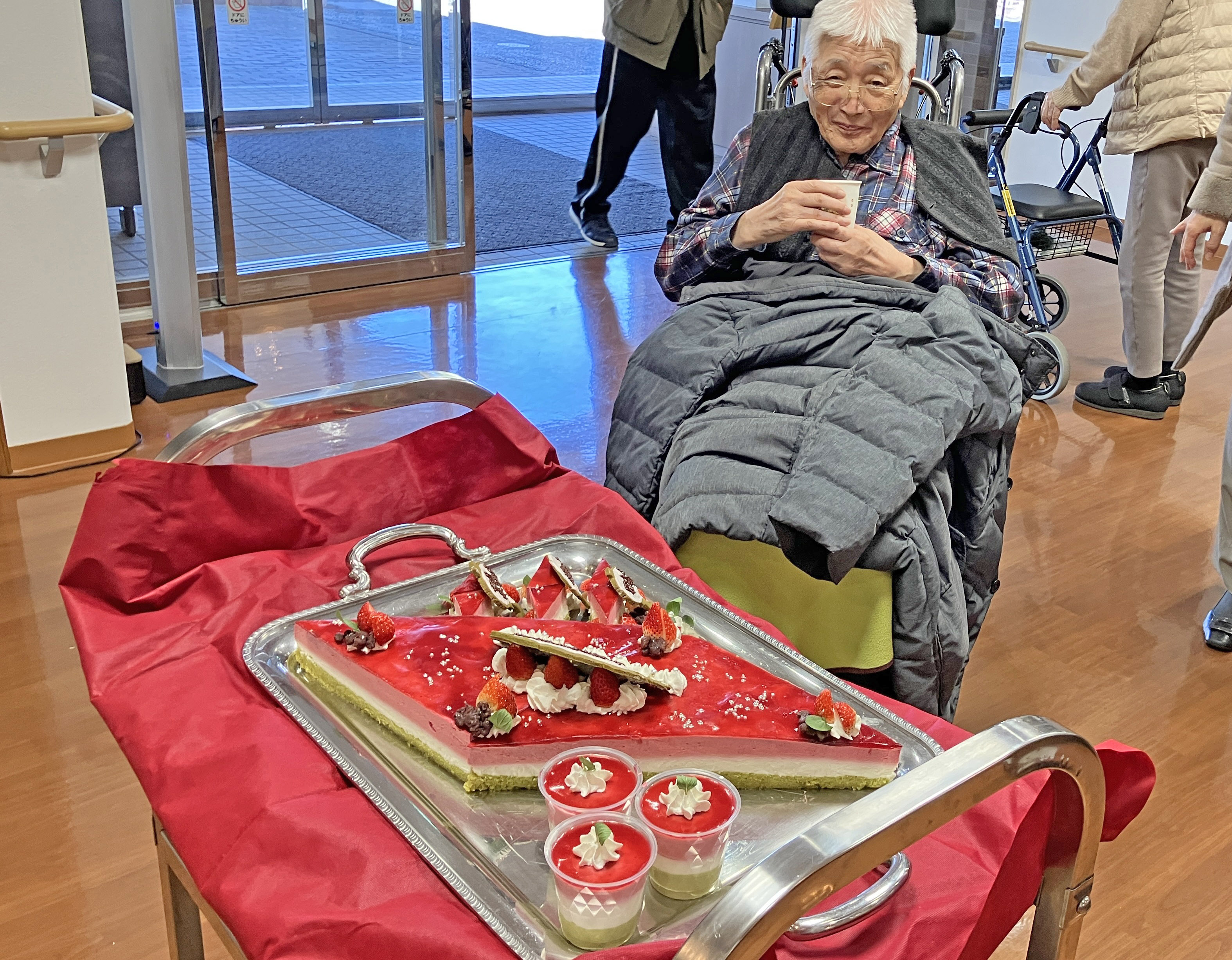 お誕生日の特別なランチ