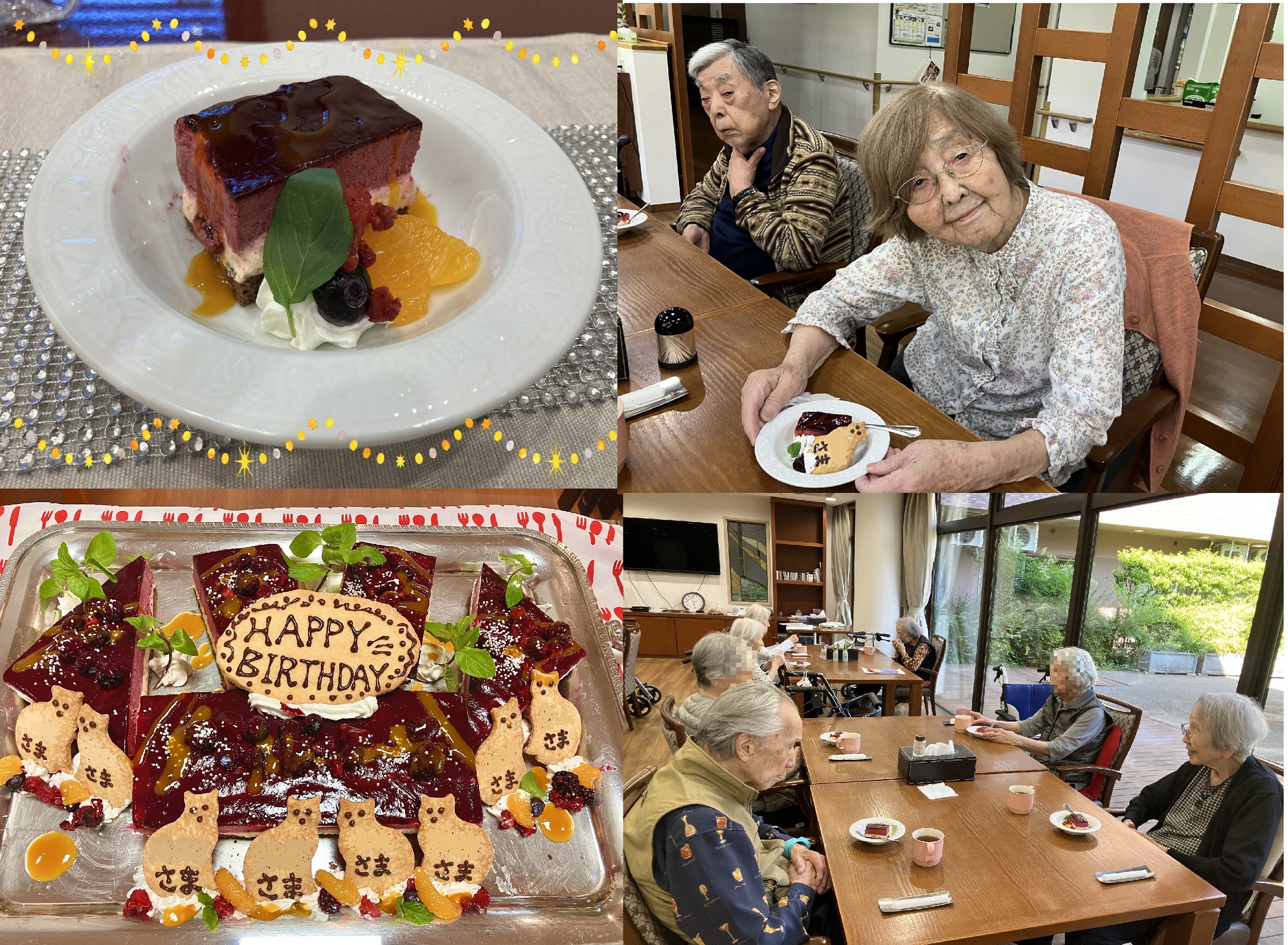 ウクレレ演奏とお誕生日会