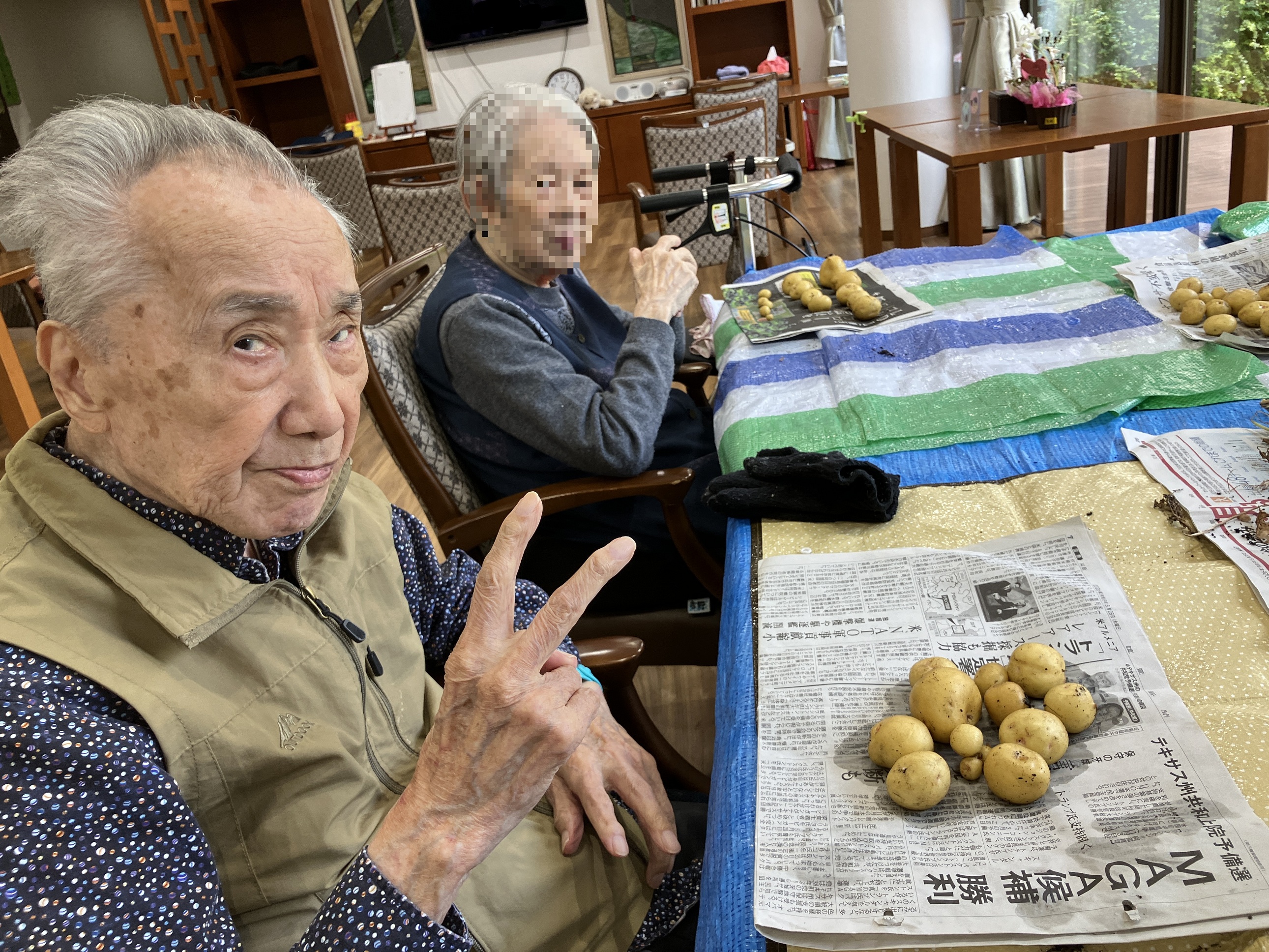 園芸療法～じゃがいもの収穫と談義～
