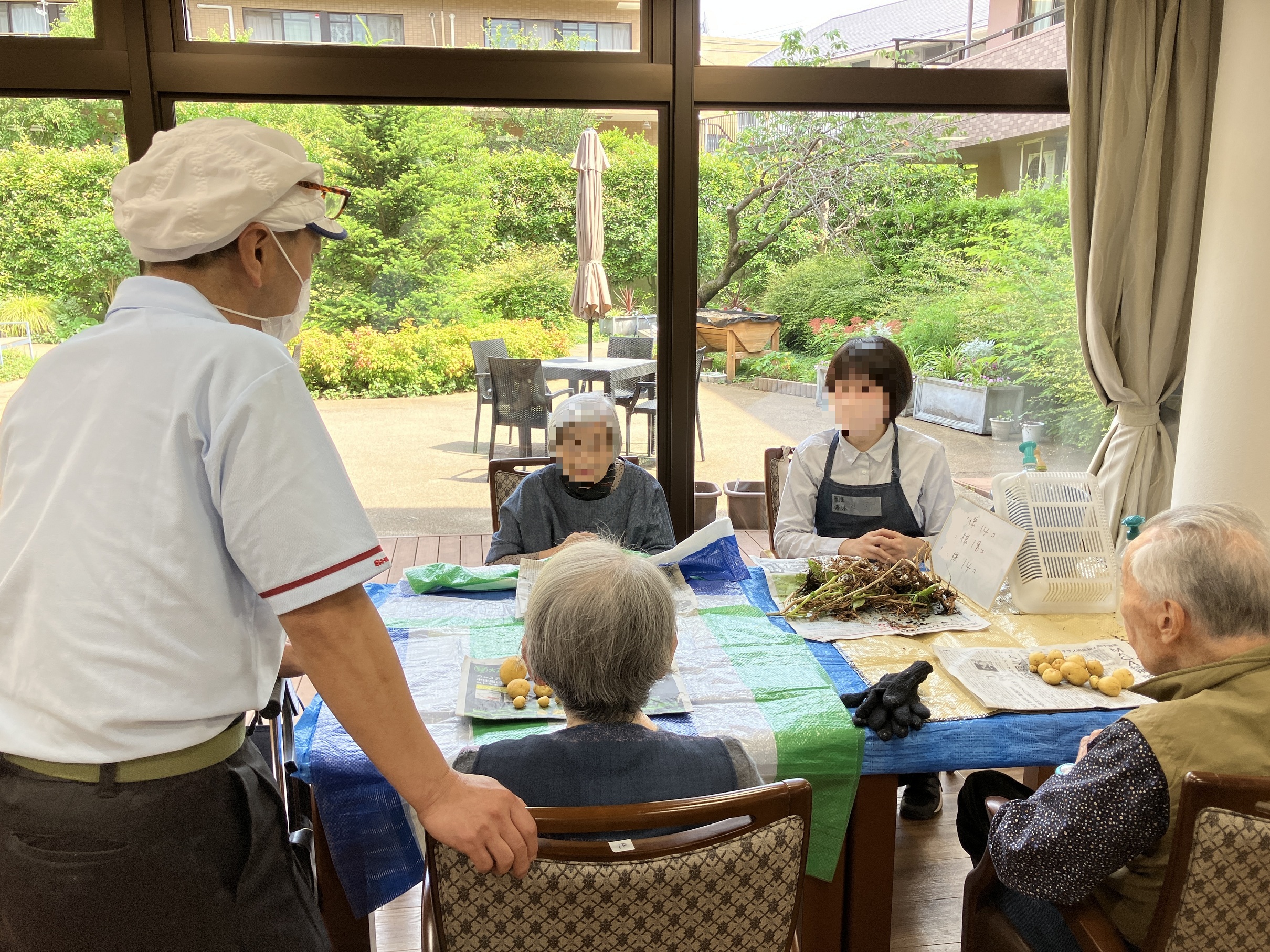 園芸療法～じゃがいもの収穫と談義～